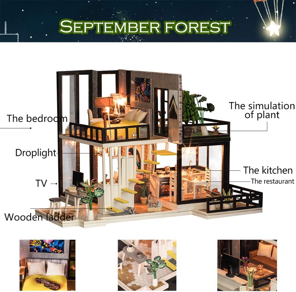 DIY Miniature Dollhouse
Rolife Cutebee HYUKBI DIY Booknook Dollhouse Kit 3D Wooden Puzzle