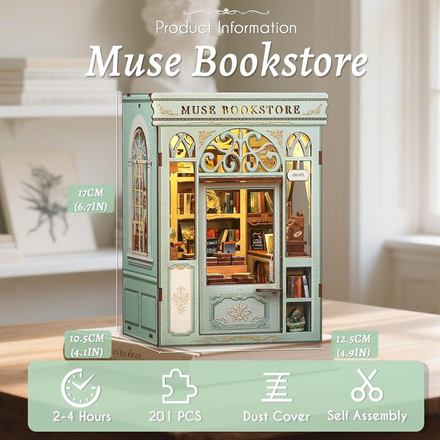 DIY Miniature Dollhouse
Rolife Cutebee HYUKBI DIY Booknook Dollhouse Kit 3D Wooden Puzzle
Micro Building Blocks Set