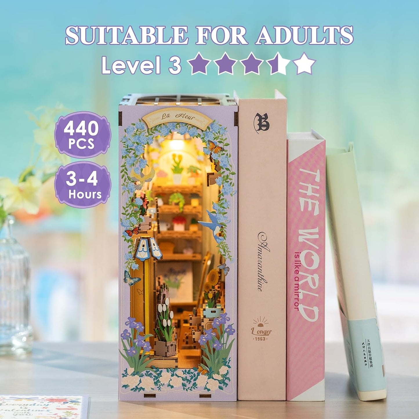 DIY Miniature Dollhouse
Rolife Cutebee HYUKBI DIY Booknook Dollhouse Kit 3D Wooden Puzzle
Micro Building Blocks Set
Blindbox plush cute toy