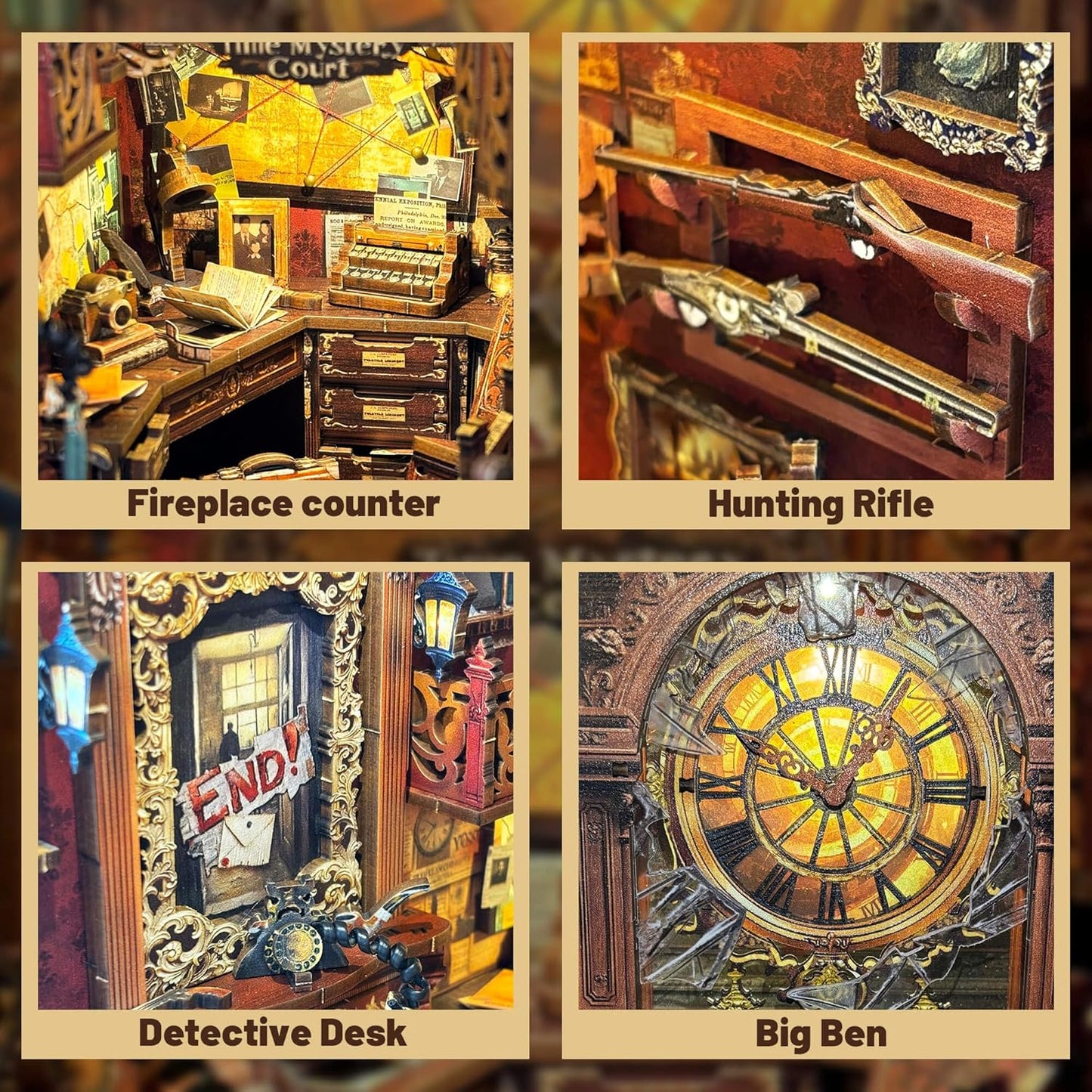 DIY Miniature Dollhouse
Rolife Cutebee HYUKBI DIY Booknook Dollhouse Kit 3D Wooden Puzzle