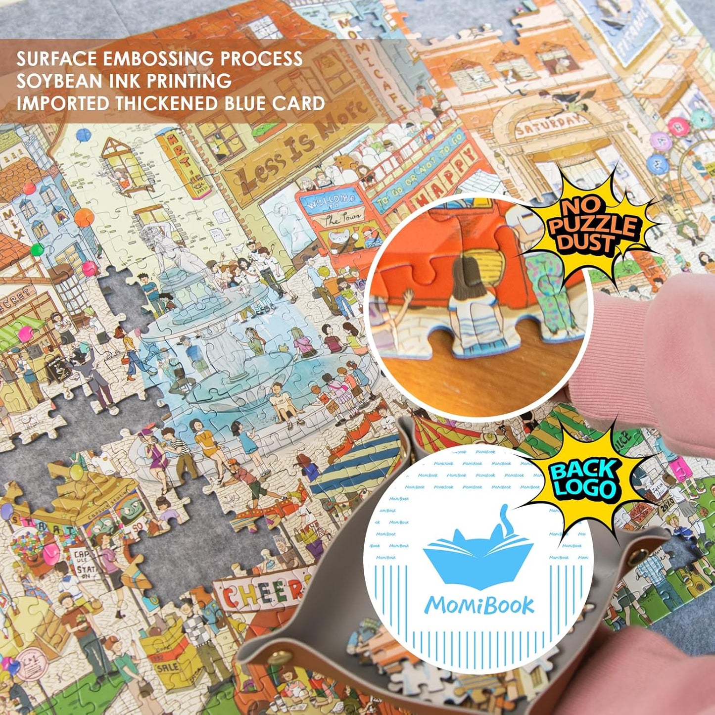 1000pcs jigsaw puzzle, 2025 new puzzle, Adult Puzzle, Cartoon Puzzle, jigsaw puzzles, momibook puzzle, puzzle 1000, Wonderful Tree House Expeditions
DIY Miniature Dollhouse
Rolife Cutebee HYUKBI DIY Booknook Dollhouse Kit 3D Wooden Puzzle
Micro Building Blocks Set
Blindbox plush cute toy