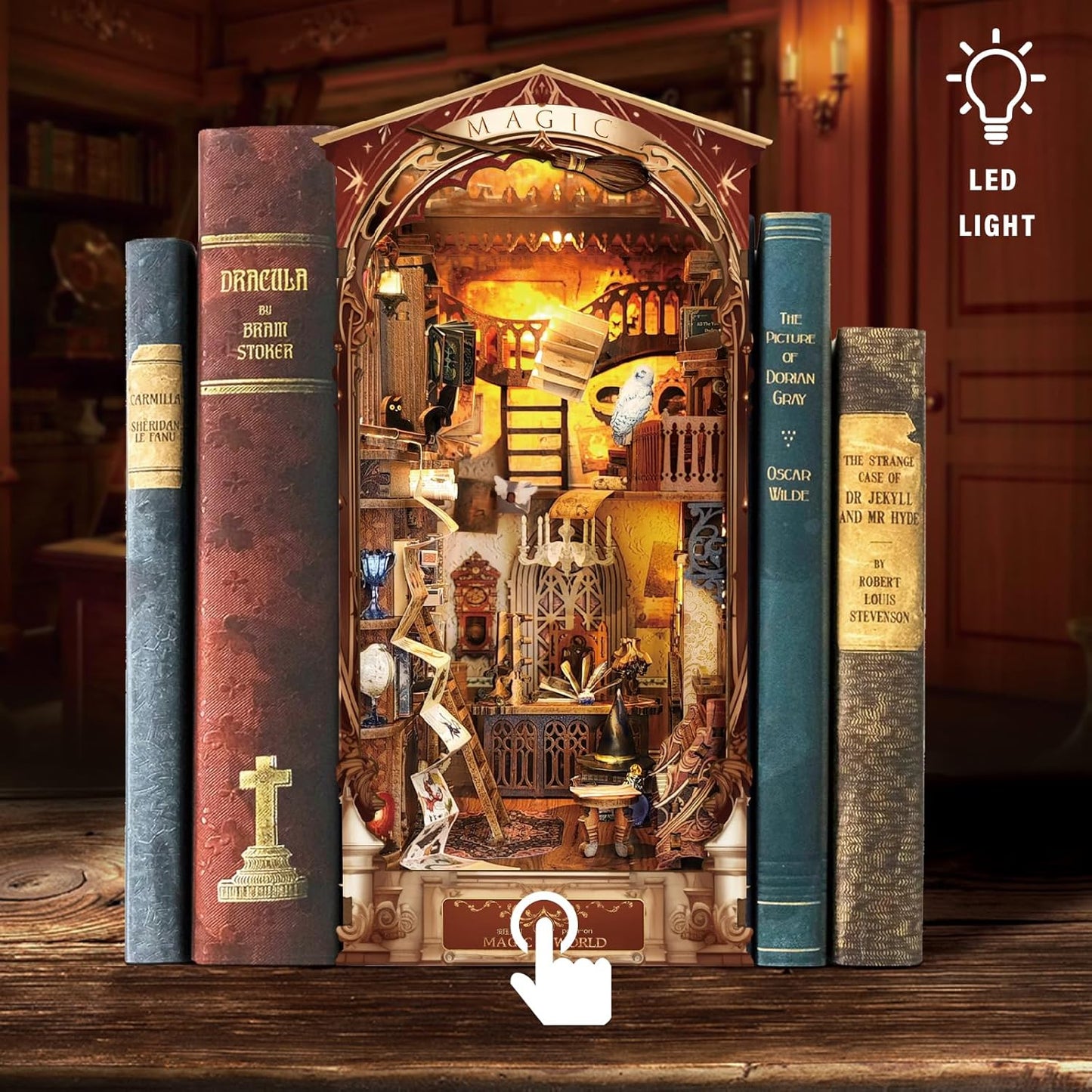HYUKBI DIY Booknook Dollhouse Kit