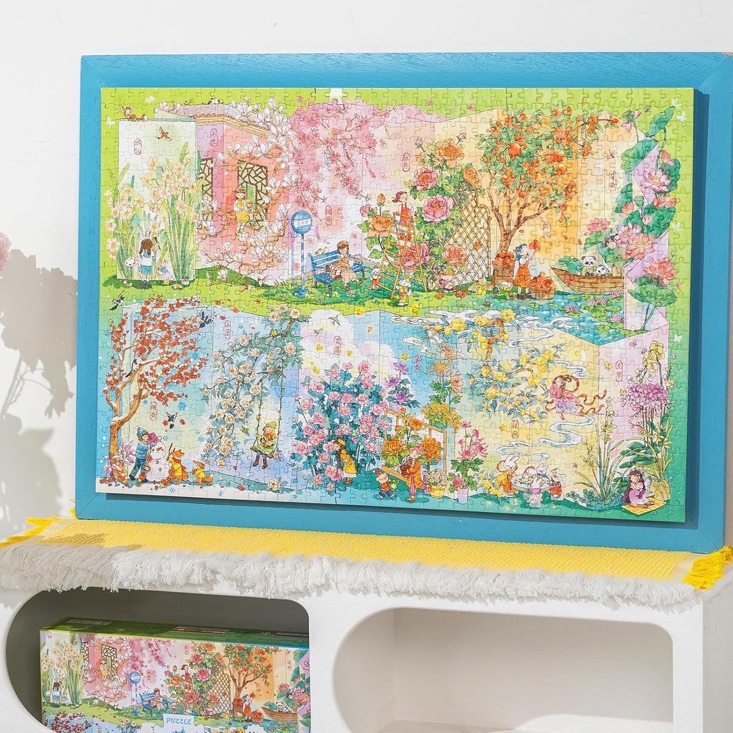 1000pcs jigsaw puzzle, 2025 new puzzle, Adult Puzzle, Cartoon Puzzle, jigsaw puzzles, momibook puzzle, puzzle 2000, Wonderful Tree House Expeditions
DIY Miniature Dollhouse
Rolife Cutebee HYUKBI DIY Booknook Dollhouse Kit 3D Wooden Puzzle
Micro Building Blocks Set
Blindbox plush cute toy