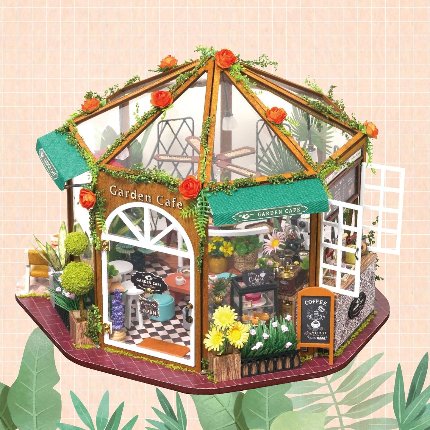HYUKBI DIY Booknook Dollhouse Kit
