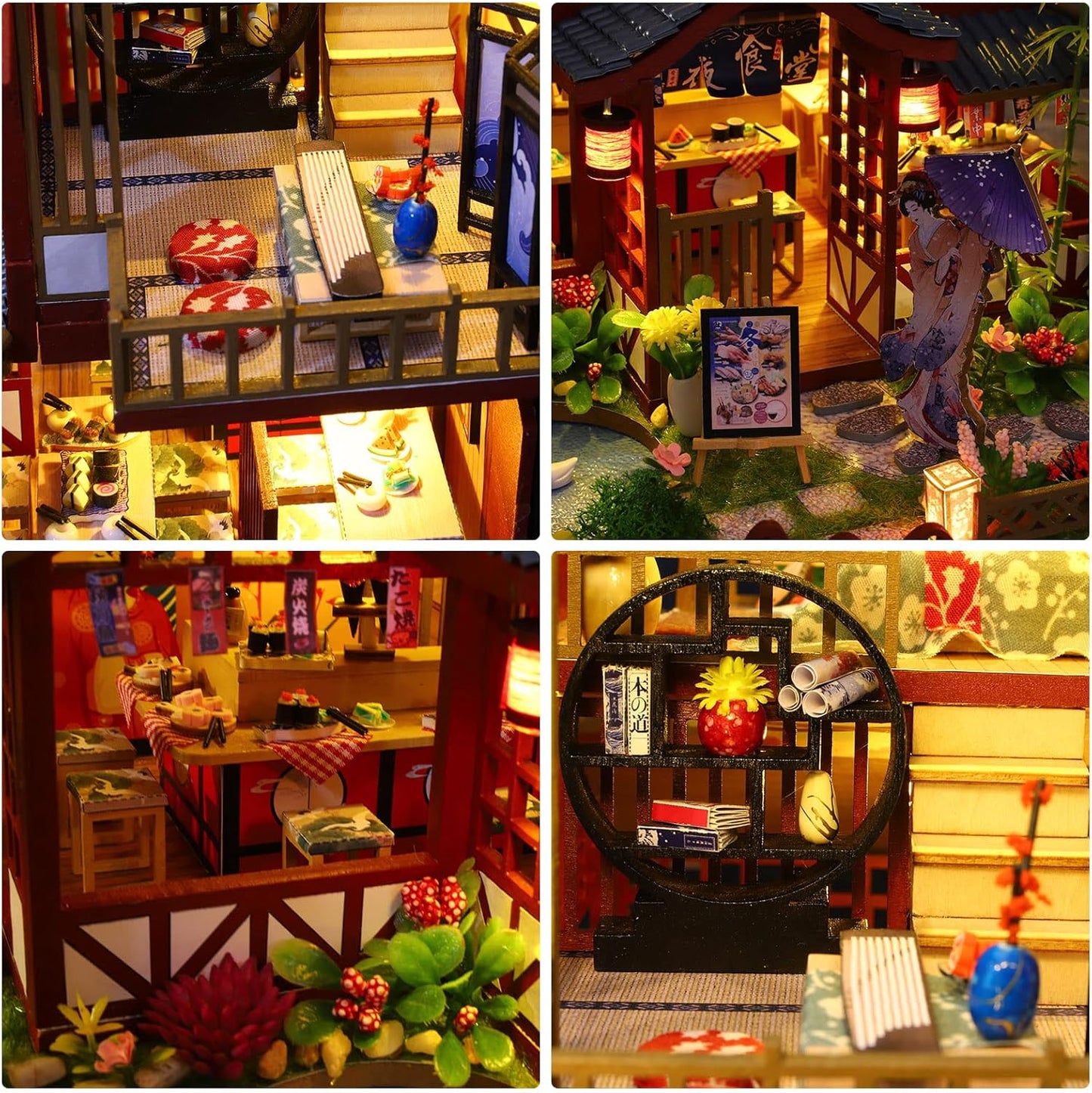 HYUKBI DIY Booknook Dollhouse Kit