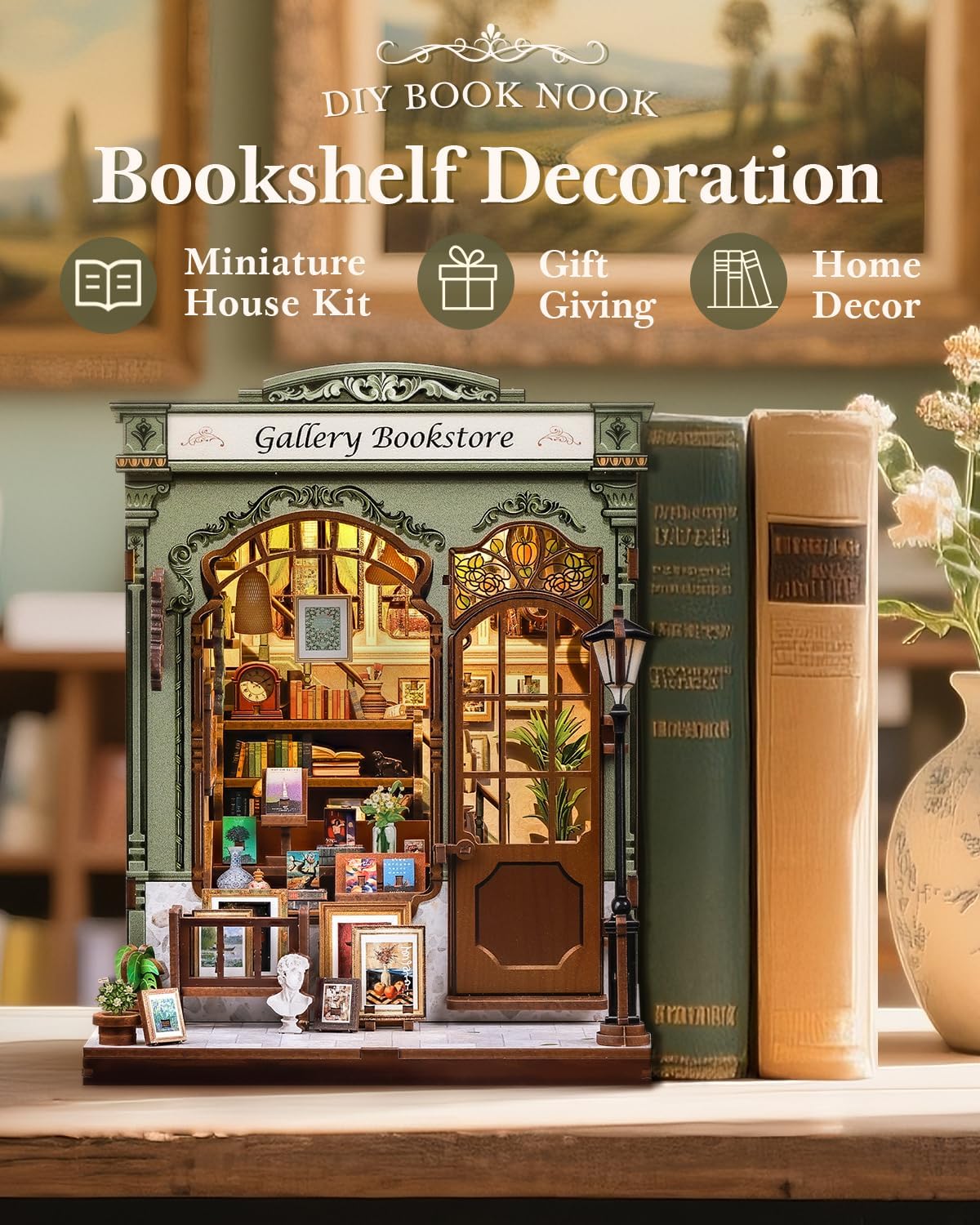 Building block, 1000pcs jigsaw puzzle, 2025 new puzzle, Adult Puzzle, Cartoon Puzzle, jigsaw puzzles,, puzzle 2000, DIY Miniature Dollhouse, Rolife, Cutebee, HYUKBI, DIY Booknook, Bookend, Dollhouse Kit, 3D Wooden Puzzle, Micro Building Blocks Set, Christmas Holiday gift