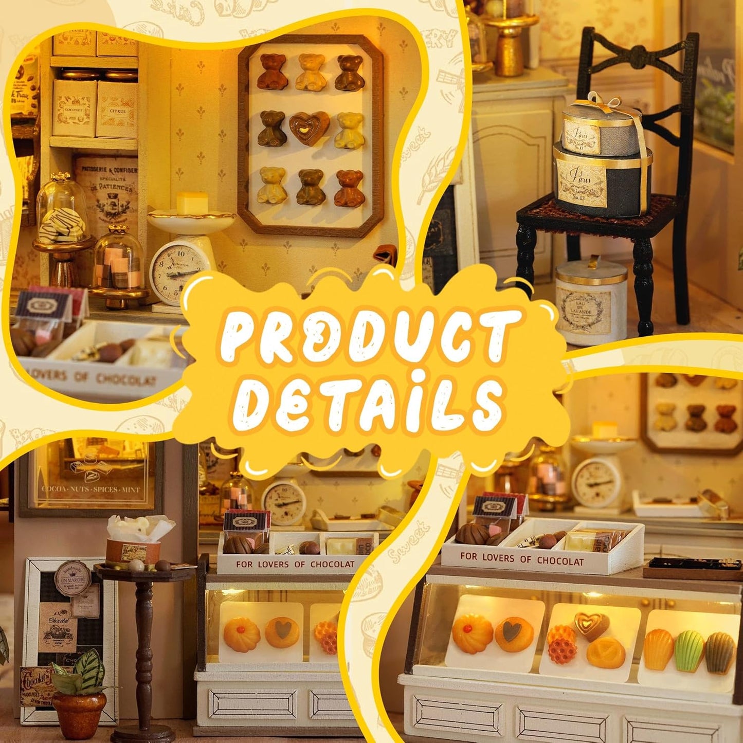 DIY Miniature Dollhouse
Rolife Cutebee HYUKBI DIY Booknook Dollhouse Kit 3D Wooden Puzzle
Micro Building Blocks Set