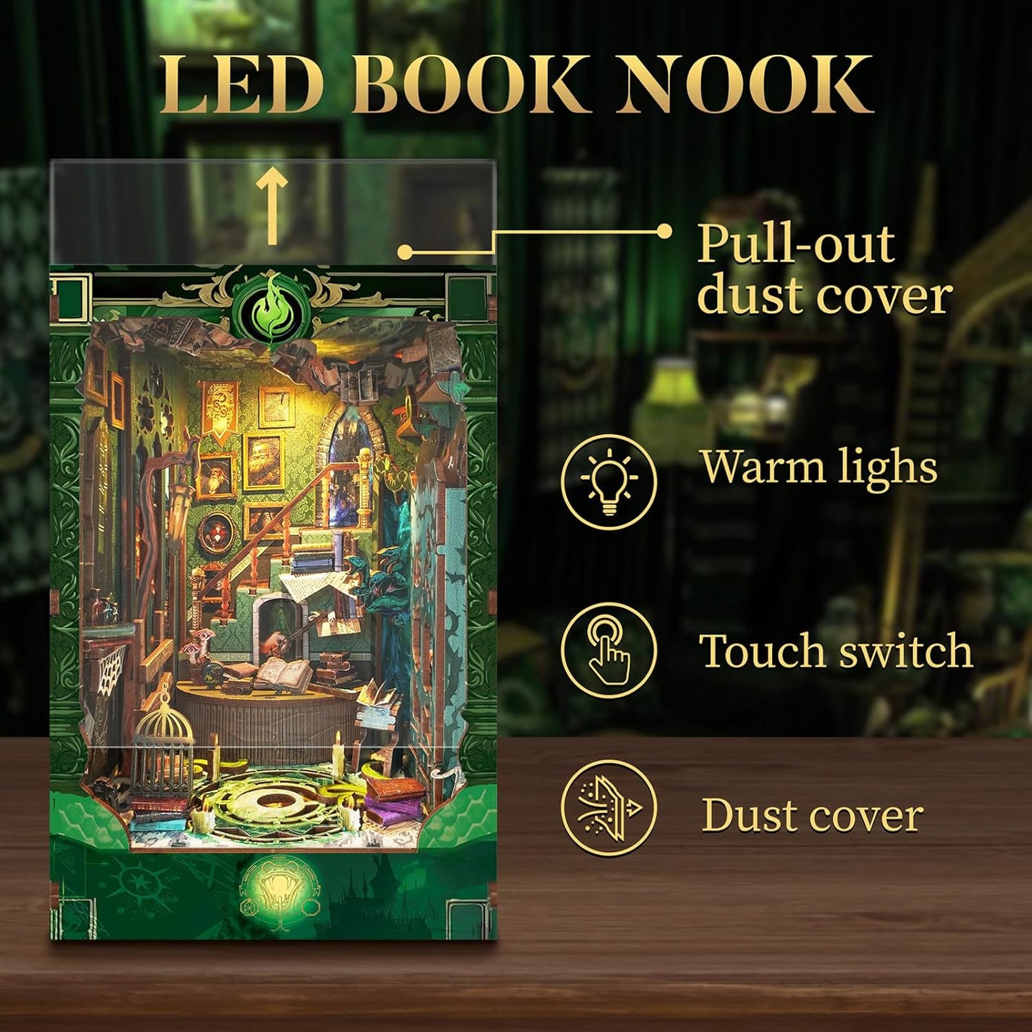 DIY Miniature Dollhouse
Rolife Cutebee HYUKBI DIY Booknook Dollhouse Kit 3D Wooden Puzzle