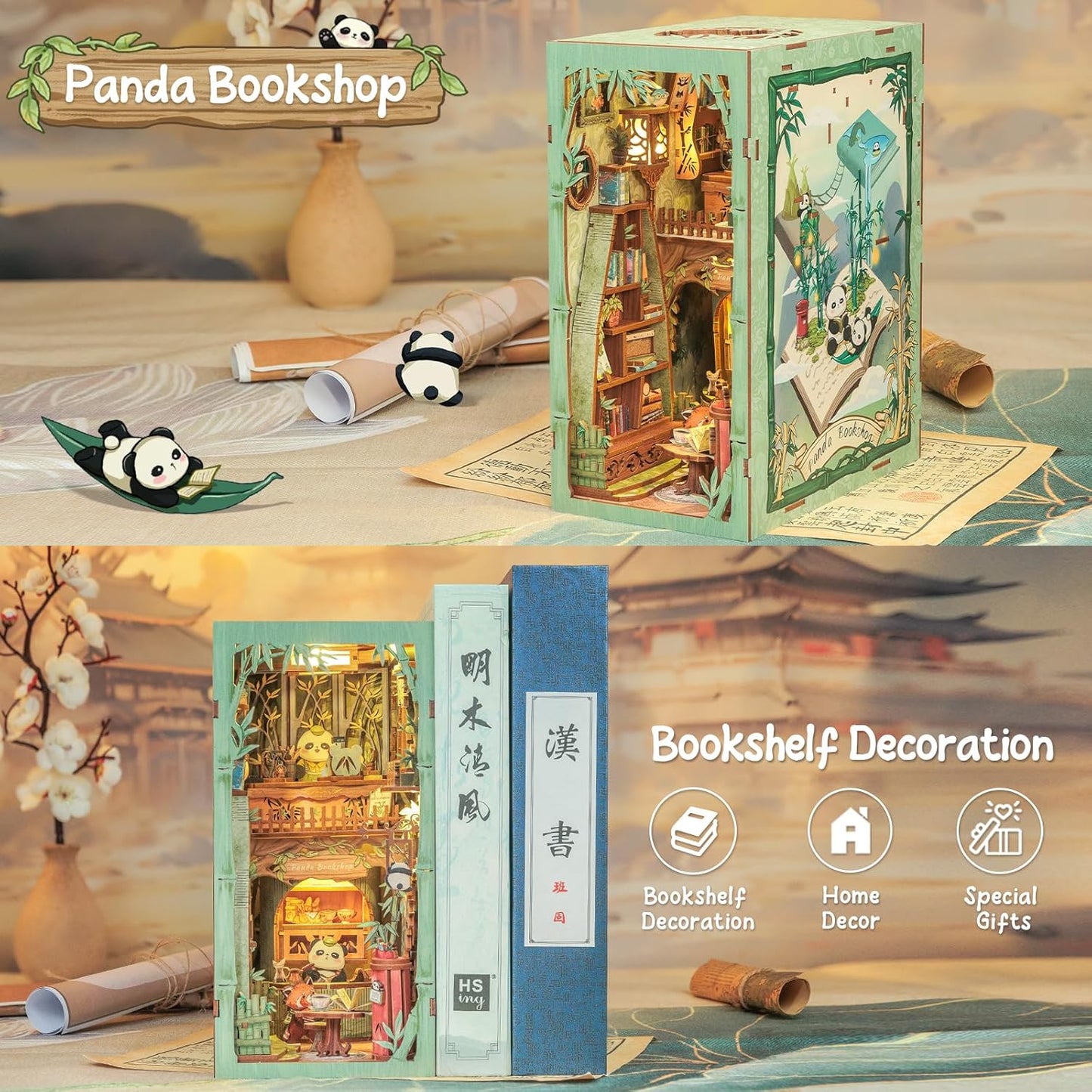 DIY Miniature Dollhouse
Rolife Cutebee HYUKBI DIY Booknook Dollhouse Kit 3D Wooden Puzzle
Micro Building Blocks Set
Blindbox plush cute toy