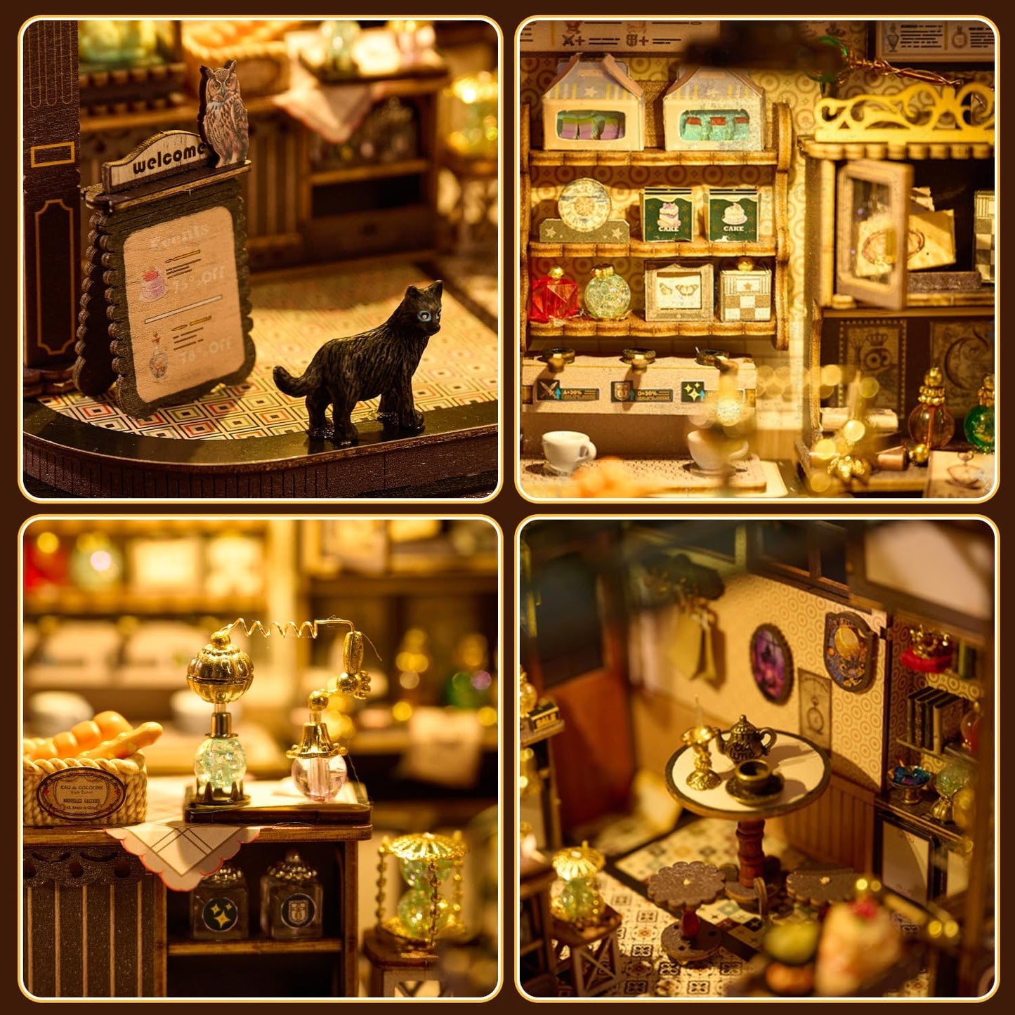 DIY Miniature Dollhouse
Rolife Cutebee HYUKBI DIY Booknook Dollhouse Kit 3D Wooden Puzzle
Micro Building Blocks Set