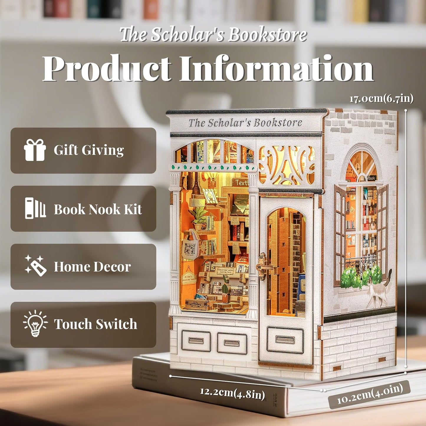 DIY Miniature Dollhouse
Rolife Cutebee HYUKBI DIY Booknook Dollhouse Kit 3D Wooden Puzzle
Micro Building Blocks Set