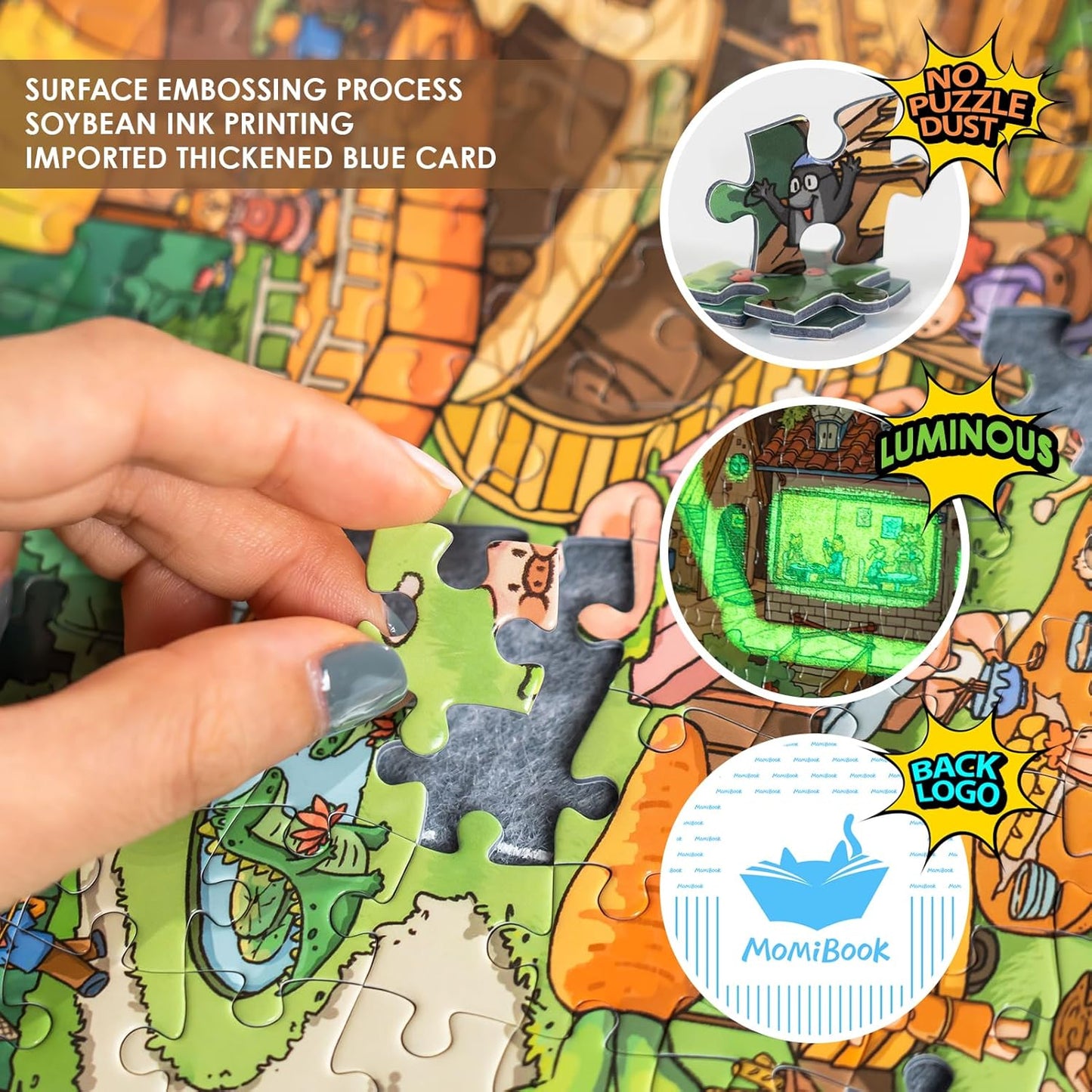 1000pcs jigsaw puzzle, 2025 new puzzle, Adult Puzzle, Cartoon Puzzle, jigsaw puzzles, momibook puzzle, puzzle 2000, Wonderful Tree House Expeditions
DIY Miniature Dollhouse
Rolife Cutebee HYUKBI DIY Booknook Dollhouse Kit 3D Wooden Puzzle
Micro Building Blocks Set
Blindbox plush cute toy