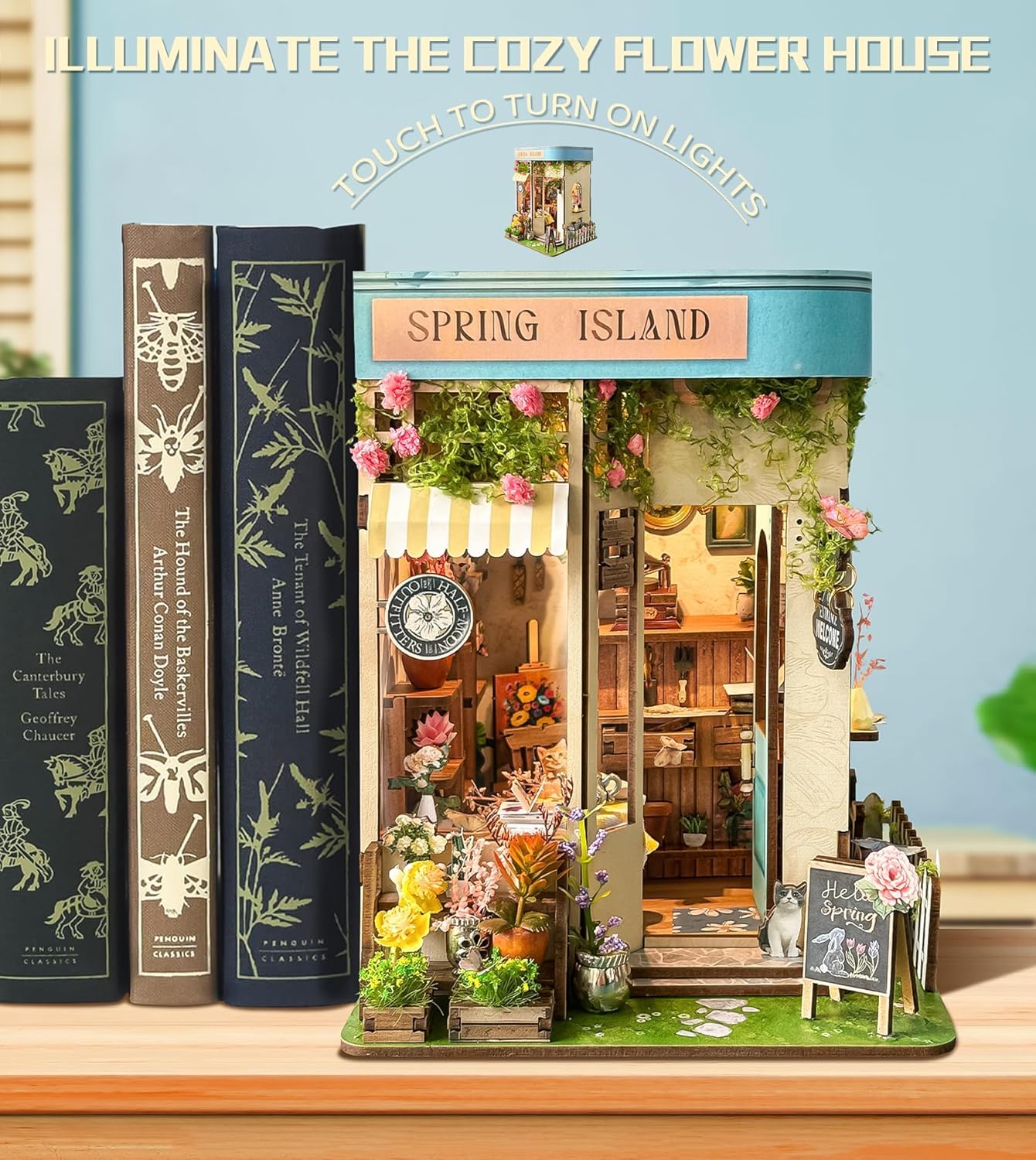 DIY Miniature Dollhouse
Rolife Cutebee HYUKBI DIY Booknook Dollhouse Kit 3D Wooden Puzzle
Micro Building Blocks Set
Blindbox plush cute toy