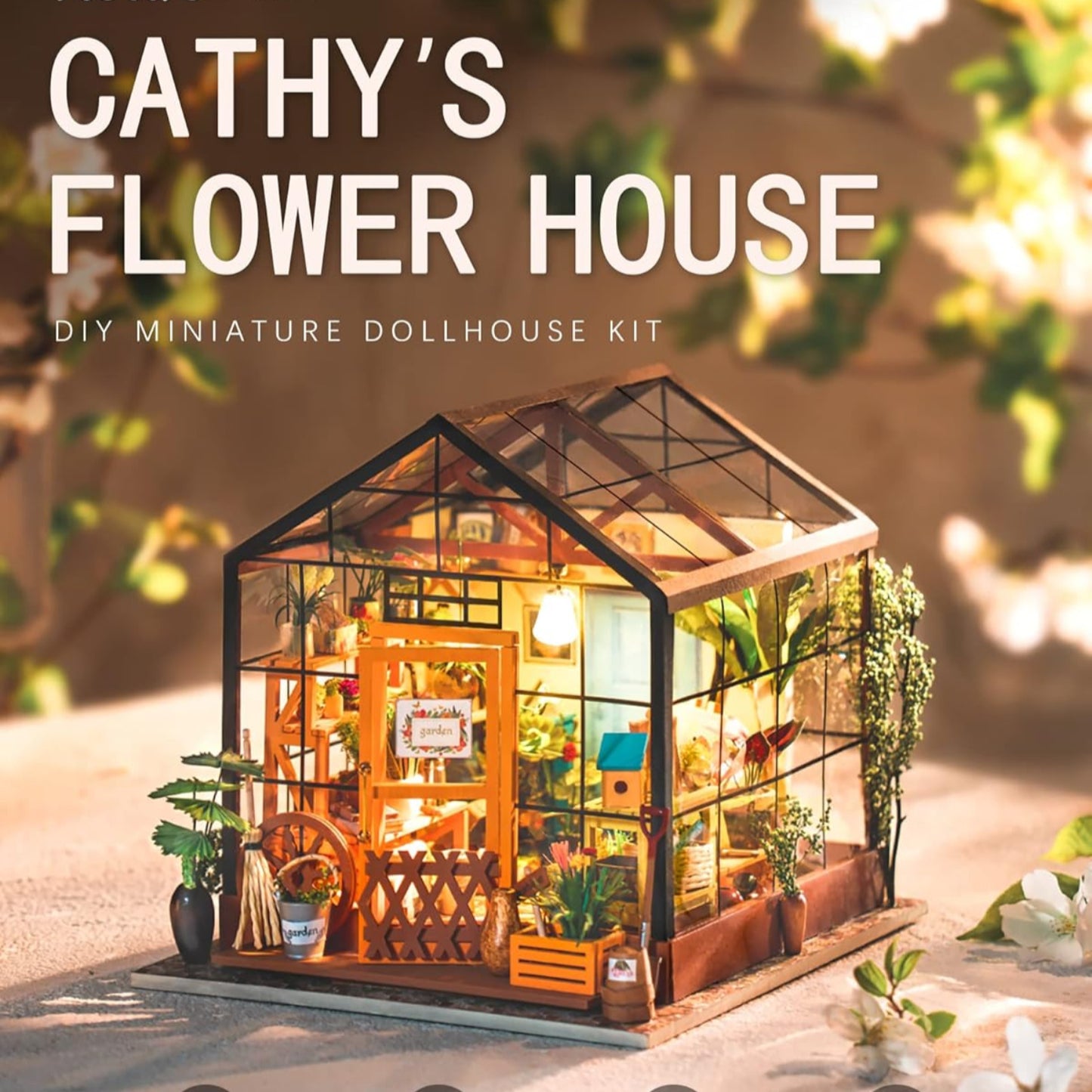 DIY Miniature House Kit with LED