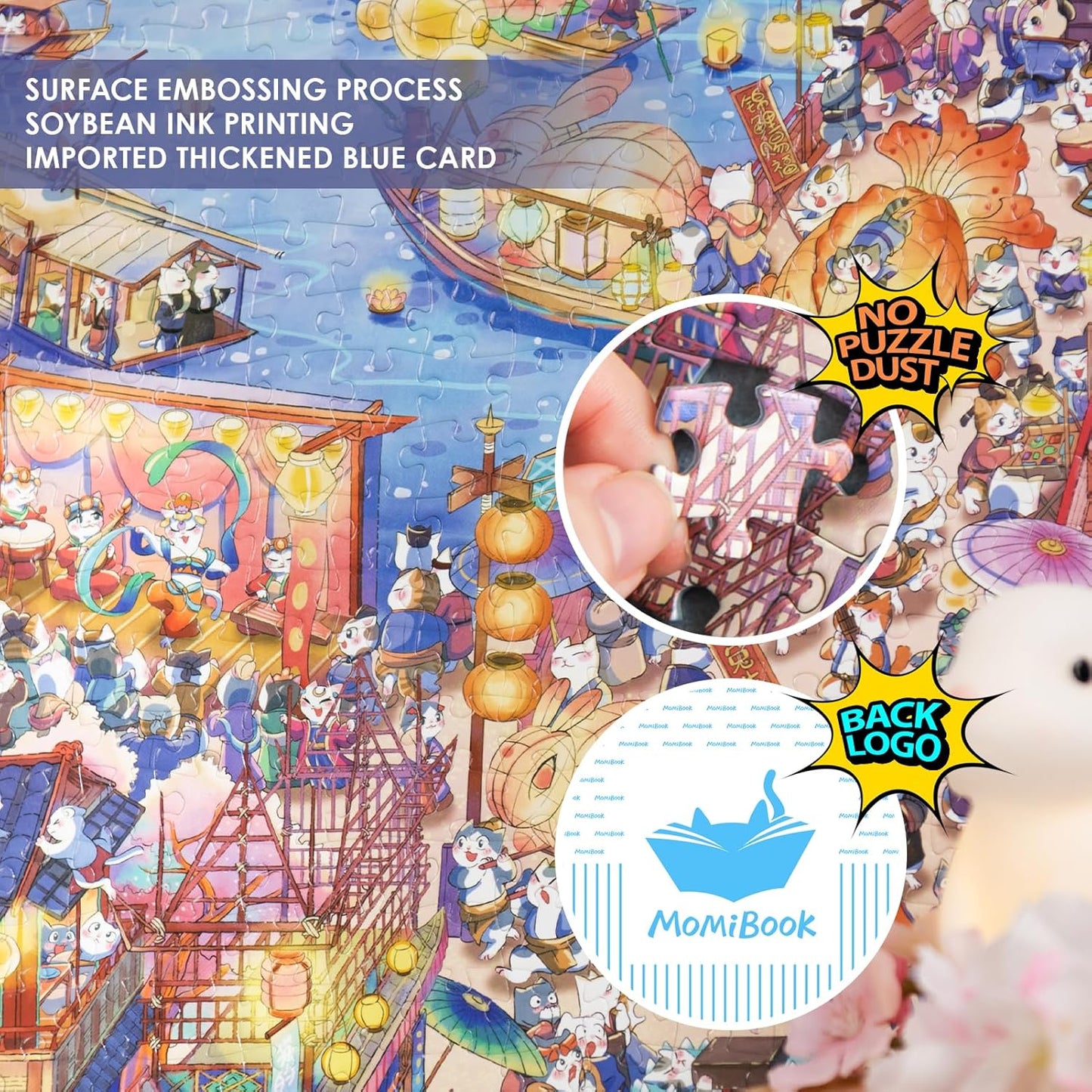 1000pcs jigsaw puzzle, 2025 new puzzle, Adult Puzzle, Cartoon Puzzle, jigsaw puzzles, momibook puzzle, puzzle 2000, Wonderful Tree House Expeditions
DIY Miniature Dollhouse
Rolife Cutebee HYUKBI DIY Booknook Dollhouse Kit 3D Wooden Puzzle
Micro Building Blocks Set
Blindbox plush cute toy