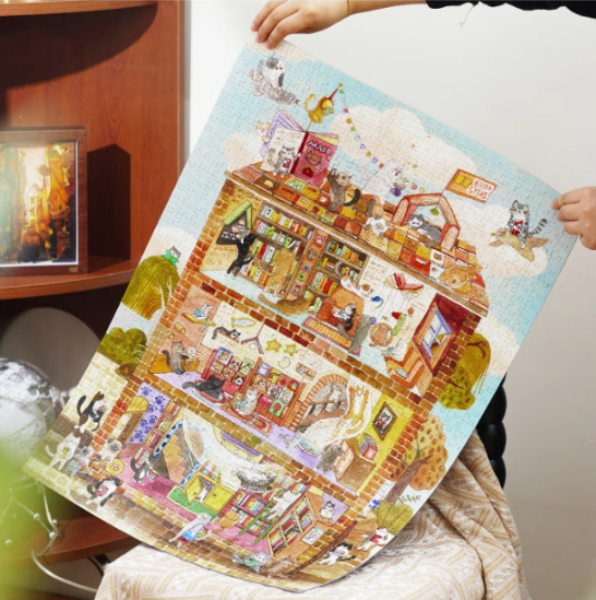 Building block, 1000pcs jigsaw puzzle, 2025 new puzzle, Adult Puzzle, Cartoon Puzzle, jigsaw puzzles,, puzzle 2000, DIY Miniature Dollhouse, Rolife, Cutebee, HYUKBI, DIYBooknook, Dollhouse Kit, 3D Wooden Puzzle, Micro Building Blocks Set, home decor, table decor