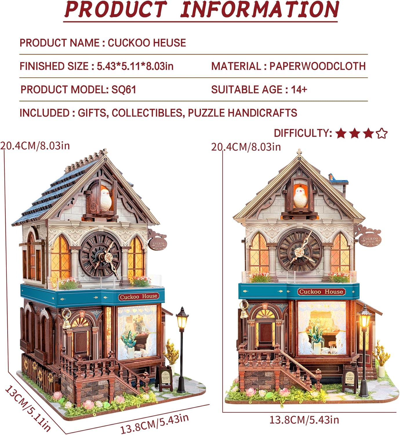 DIY Miniature Dollhouse
Rolife Cutebee HYUKBI DIY Booknook Dollhouse Kit 3D Wooden Puzzle
Micro Building Blocks Set
Blindbox plush cute toy
