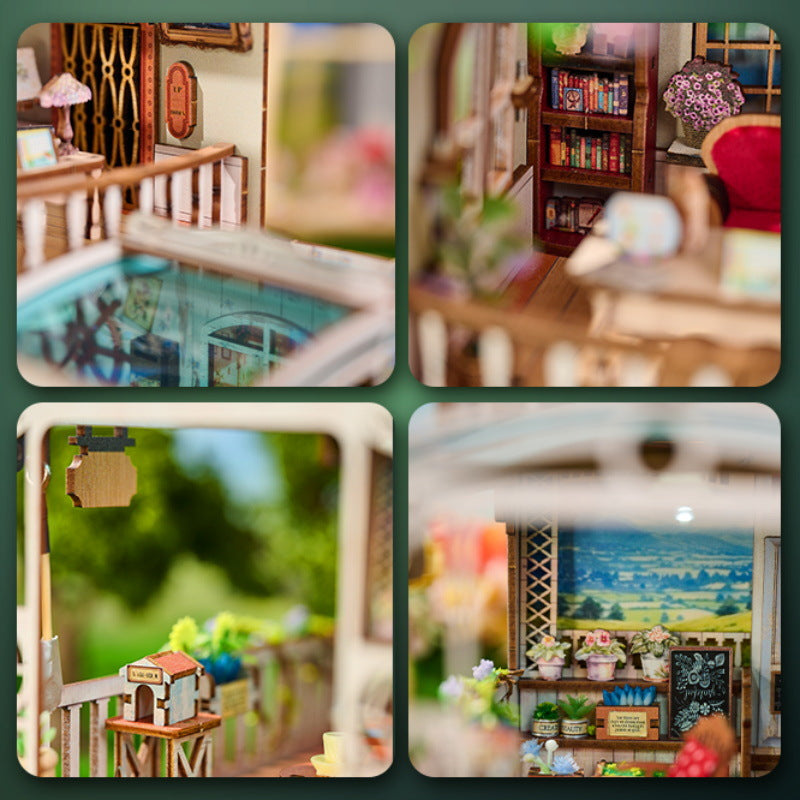 DIY Miniature Dollhouse
Rolife Cutebee HYUKBI DIY Booknook Dollhouse Kit 3D Wooden Puzzle
Micro Building Blocks Set