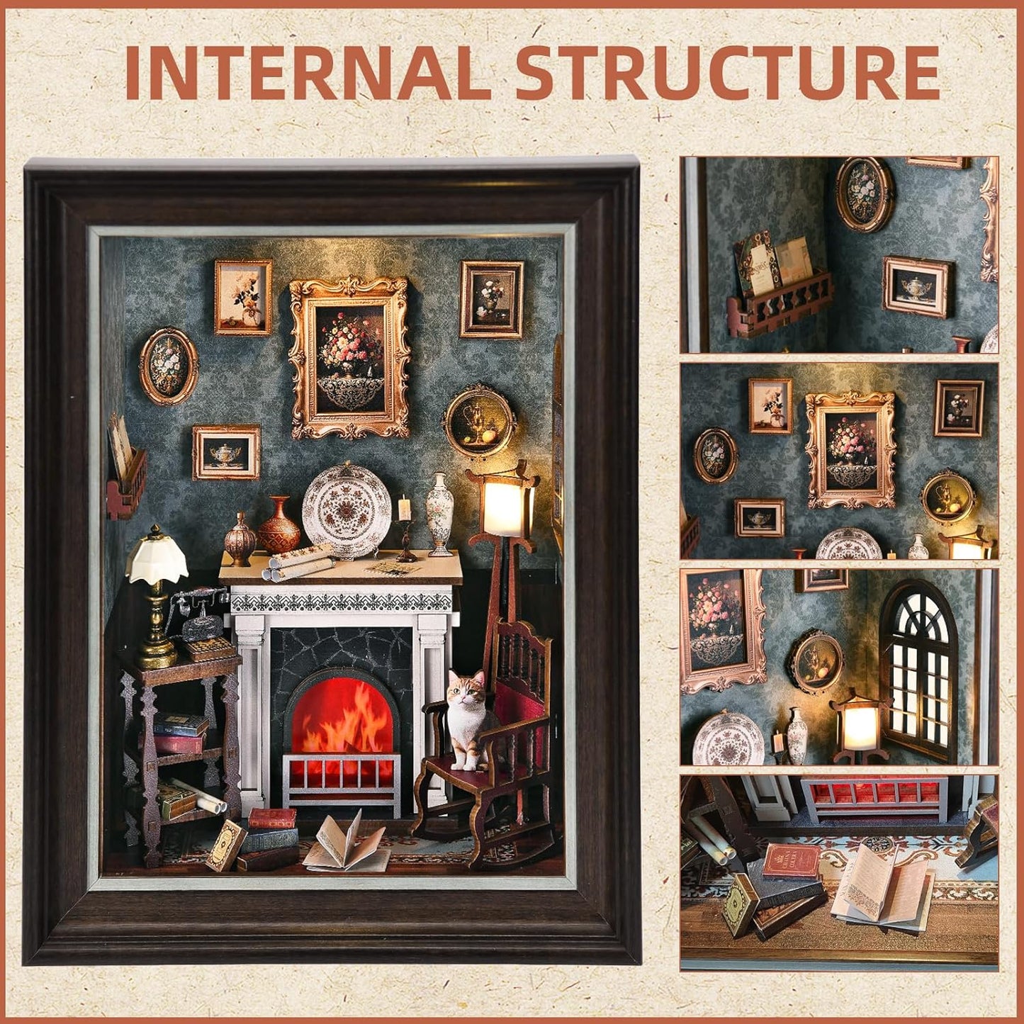 Building block, 1000pcs jigsaw puzzle, 2025 new puzzle, Adult Puzzle, Cartoon Puzzle, jigsaw puzzles,, puzzle 2000, DIY Miniature Dollhouse, Rolife, Cutebee, HYUKBI, DIY Booknook, Bookend, Dollhouse Kit, 3D Wooden Puzzle, Micro Building Blocks Set, Christmas Holiday gift