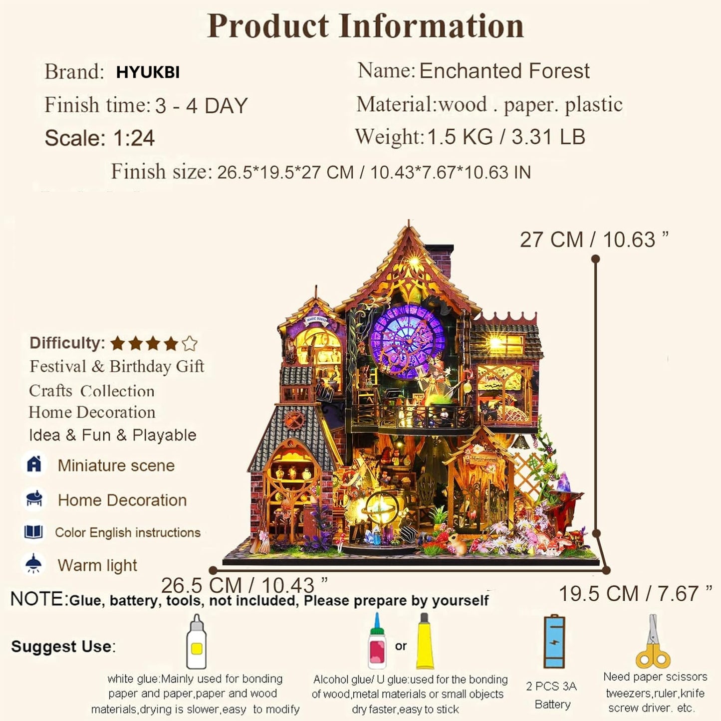 DIY Miniature Dollhouse
Rolife Cutebee HYUKBI DIY Booknook Dollhouse Kit 3D Wooden Puzzle
Micro Building Blocks Set
Blindbox plush cute toy