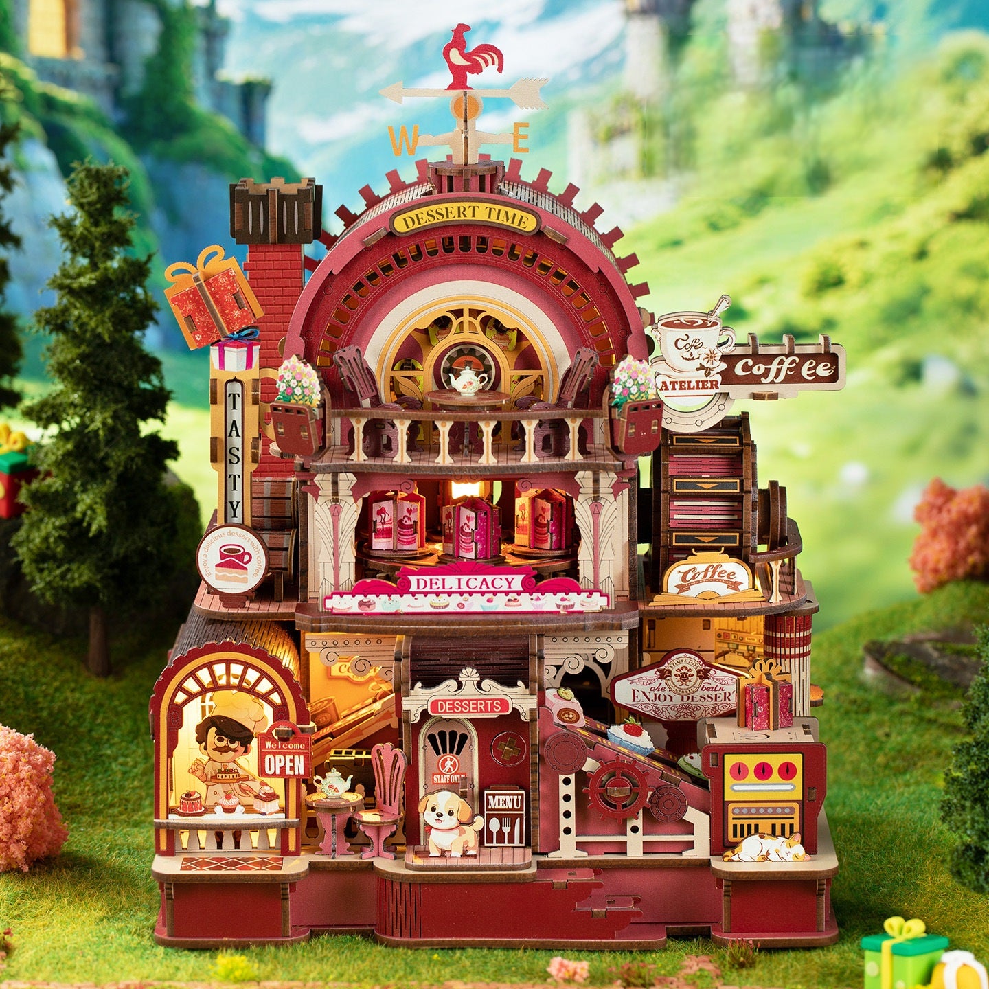 Building block, 1000pcs jigsaw puzzle, 2025 new puzzle, Adult Puzzle, Cartoon Puzzle, jigsaw puzzles, Acrylic Puzzle, puzzle 2000, DIY Miniature Dollhouse, Rolife, Cutebee, HYUKBI, DIY Booknook, Bookend, Dollhouse Kit, 3D Wooden Puzzle, Micro Building Blocks Set, Christmas Holiday gift, home decor, table decor