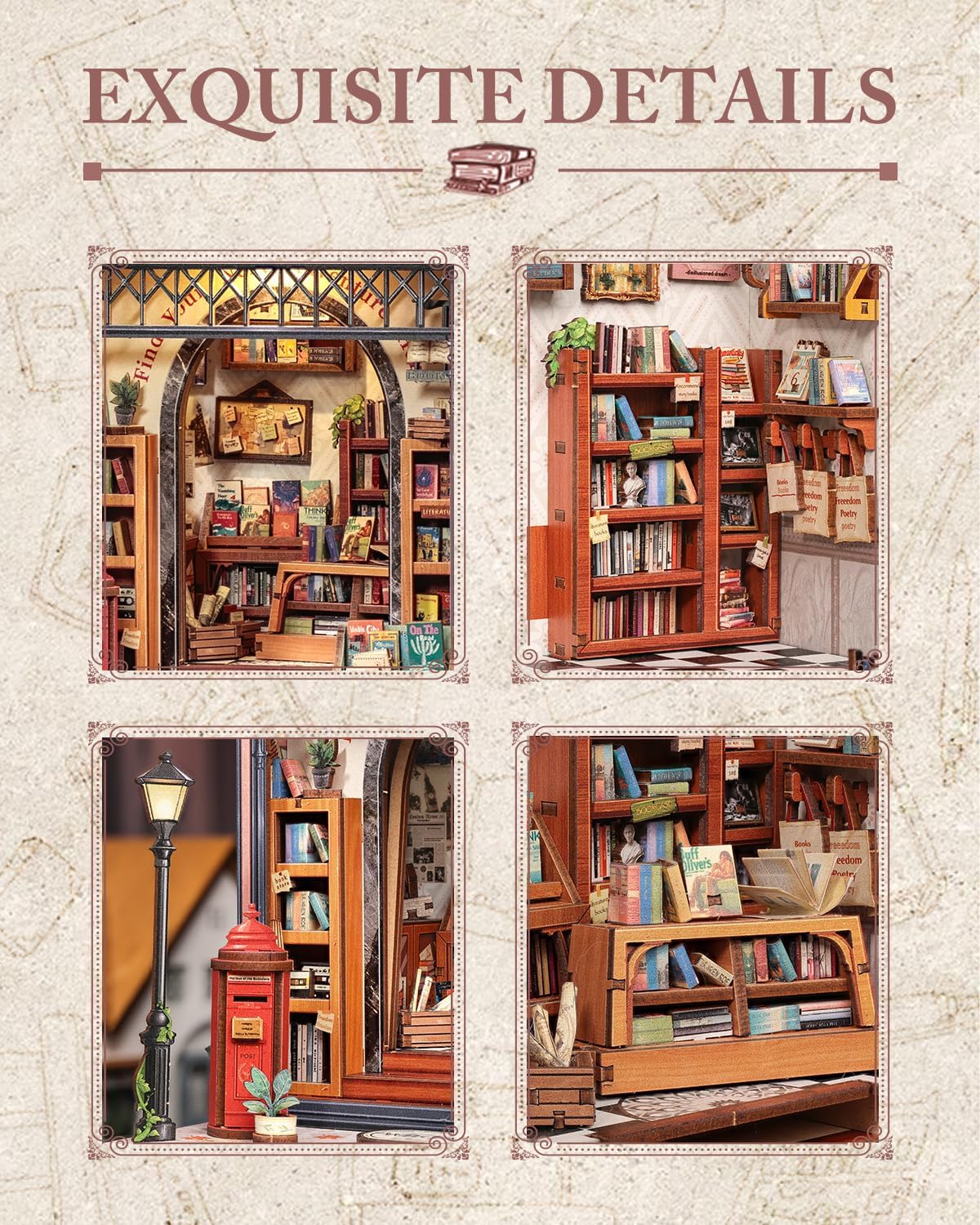 DIY Miniature Dollhouse
Rolife Cutebee HYUKBI DIY Booknook Dollhouse Kit 3D Wooden Puzzle
Micro Building Blocks Set
Blindbox plush cute toy