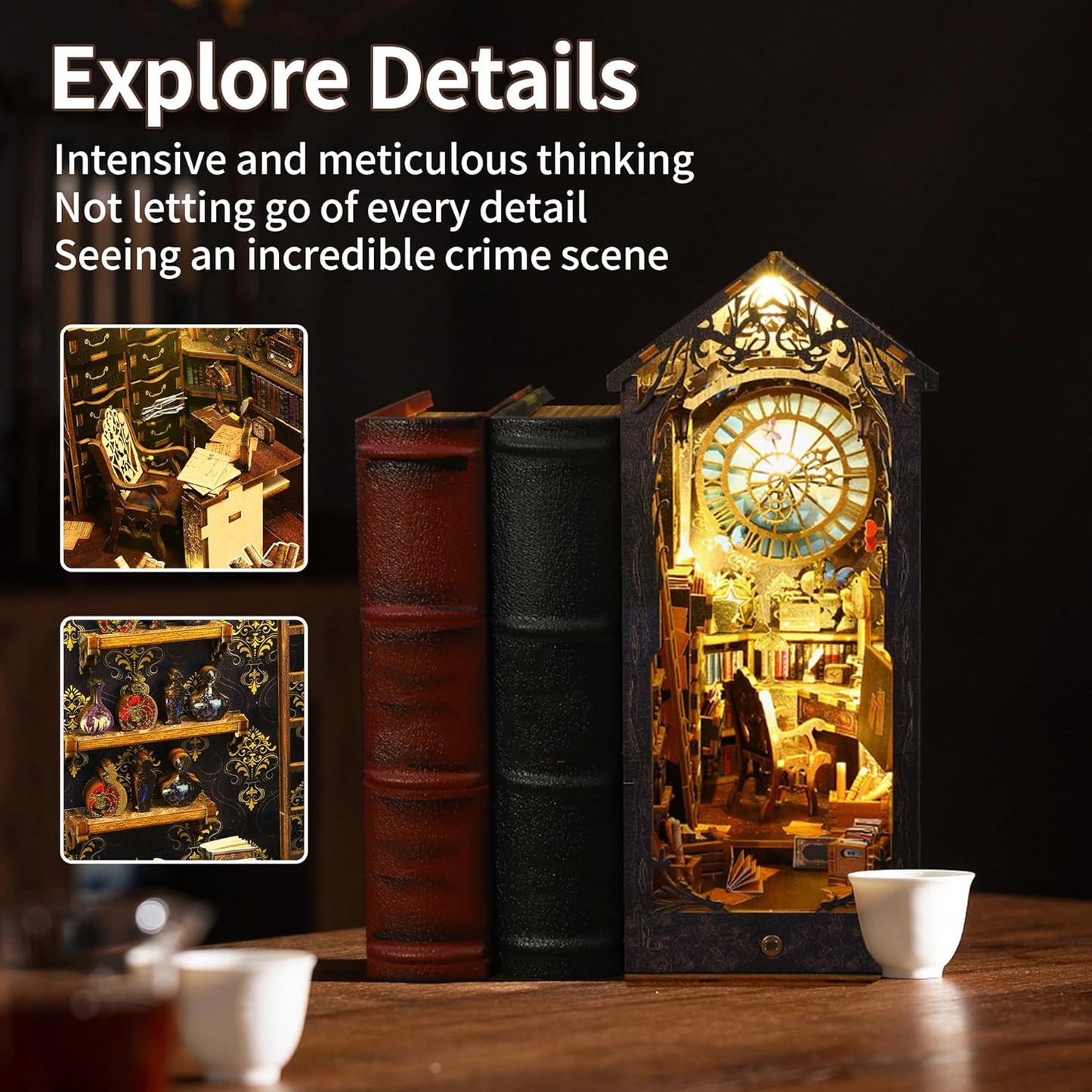 HYUKBI DIY Booknook Dollhouse Kit