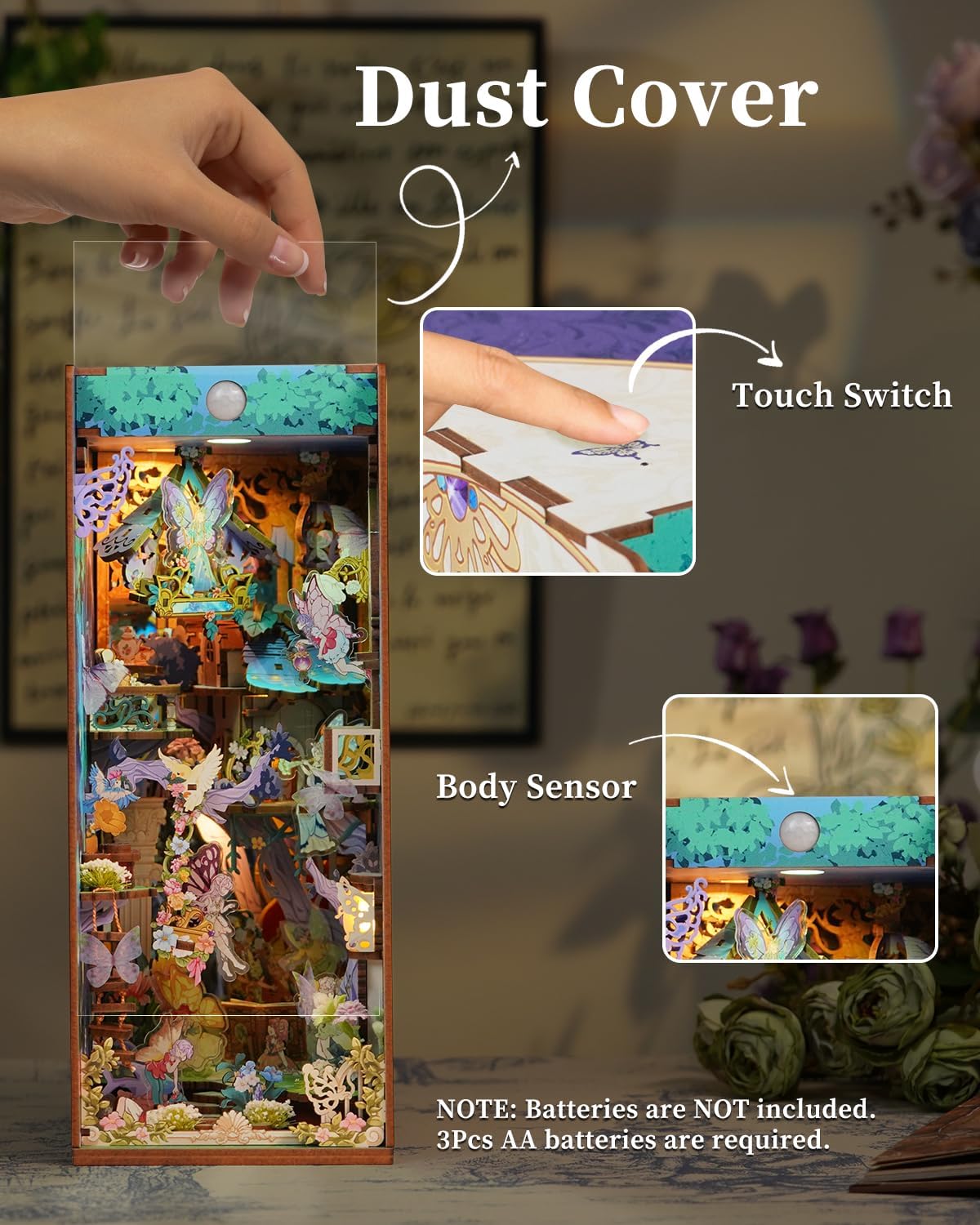 DIY Miniature Dollhouse
Rolife Cutebee HYUKBI DIY Booknook Dollhouse Kit 3D Wooden Puzzle
Micro Building Blocks Set
Blindbox plush cute toy