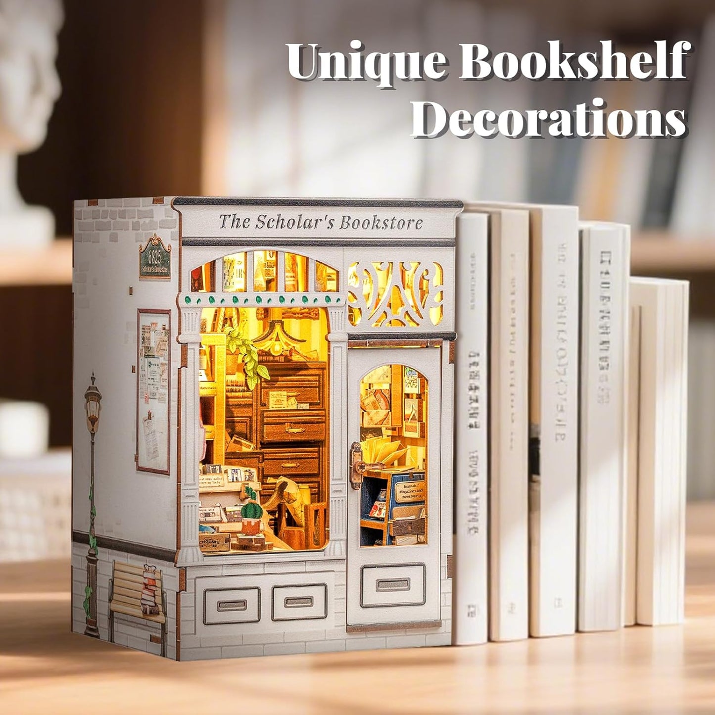 DIY Miniature Dollhouse
Rolife Cutebee HYUKBI DIY Booknook Dollhouse Kit 3D Wooden Puzzle
Micro Building Blocks Set
