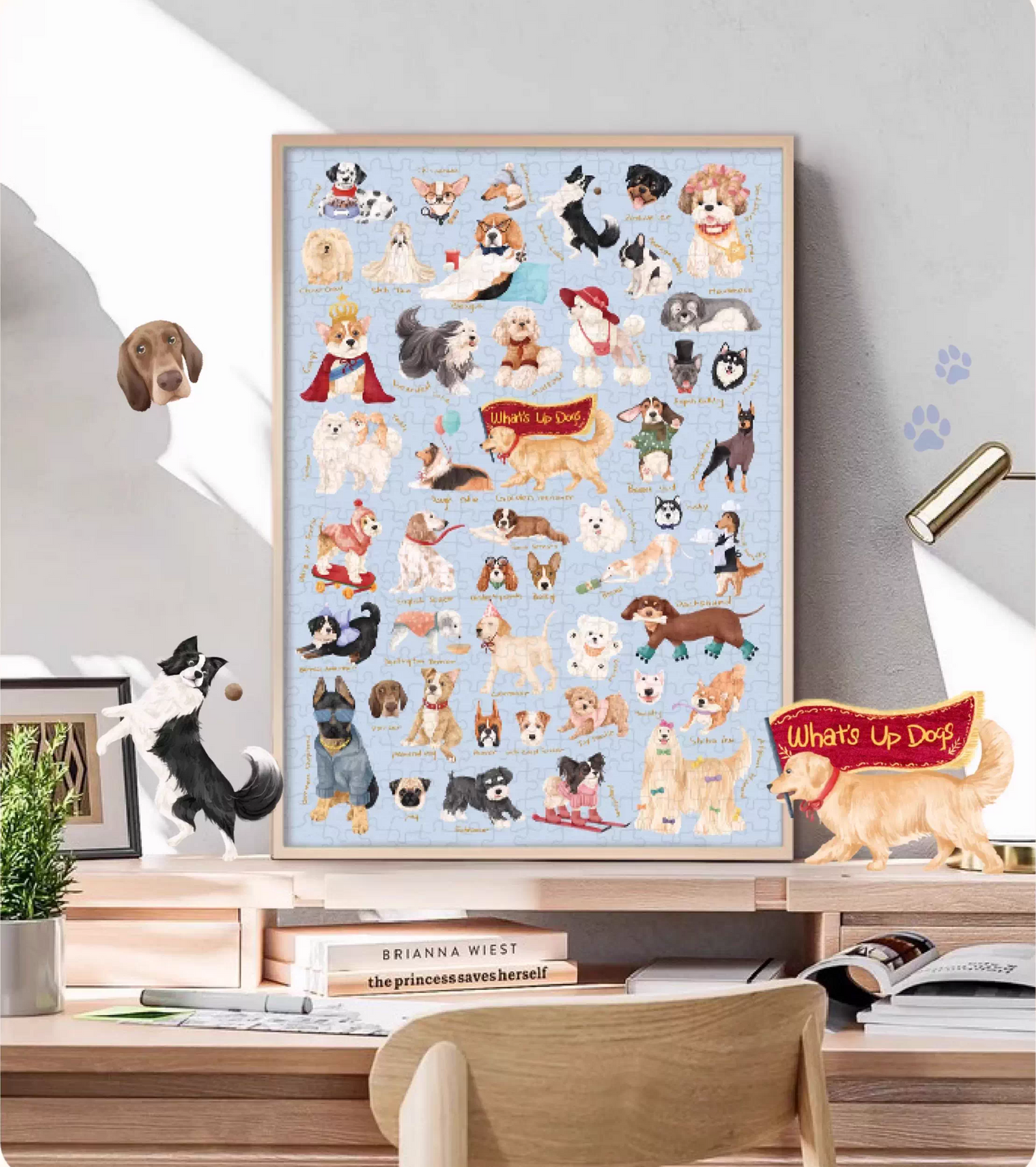 1000 Pcs-Dog Family