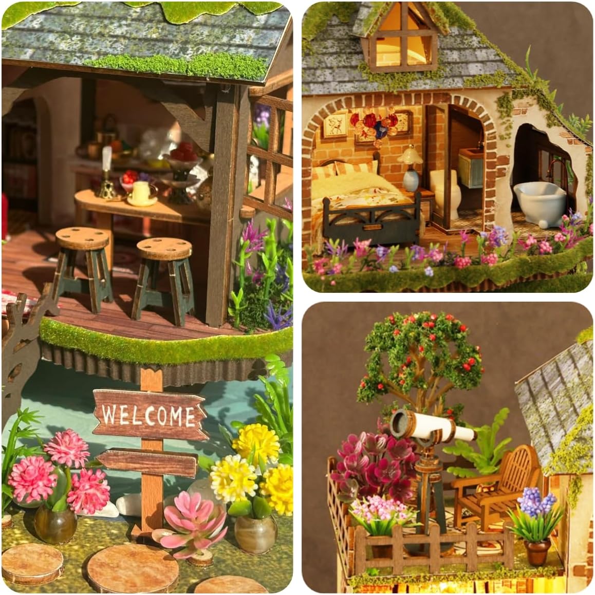 DIY Miniature Dollhouse
Rolife Cutebee HYUKBI DIY Booknook Dollhouse Kit 3D Wooden Puzzle
Micro Building Blocks Set
Blindbox plush cute toy