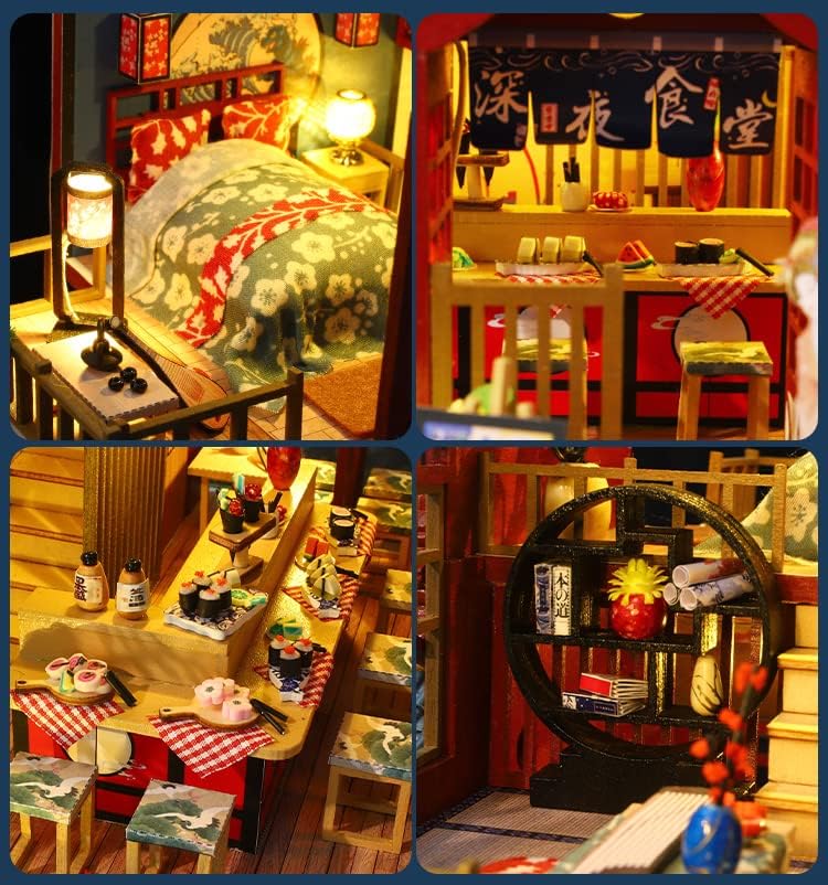 HYUKBI DIY Booknook Dollhouse Kit
