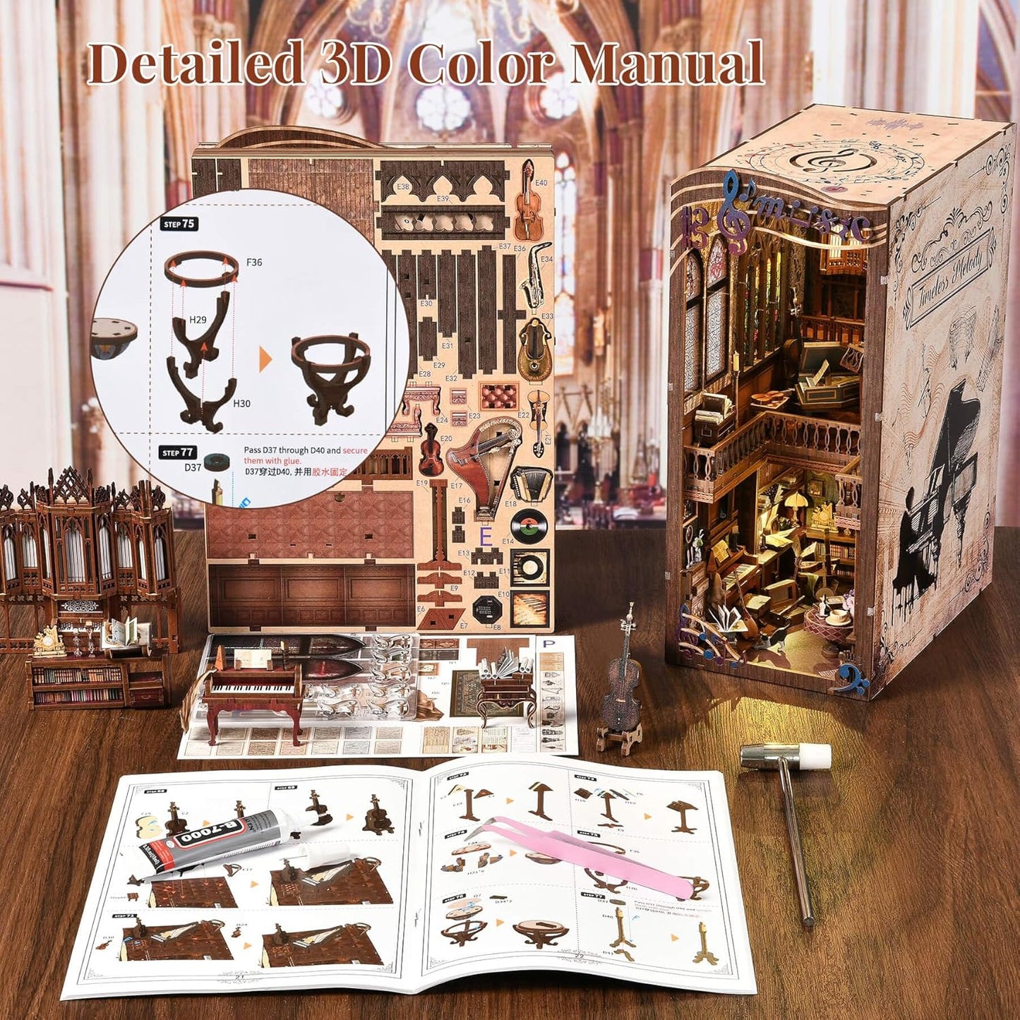 Building block, 1000pcs jigsaw puzzle, 2025 new puzzle, Adult Puzzle, Cartoon Puzzle, jigsaw puzzles,, puzzle 2000, DIY Miniature Dollhouse, Rolife, Cutebee, HYUKBI, DIYBooknook, Dollhouse Kit, 3D Wooden Puzzle, Micro Building Blocks Set, Christmas Holiday gift