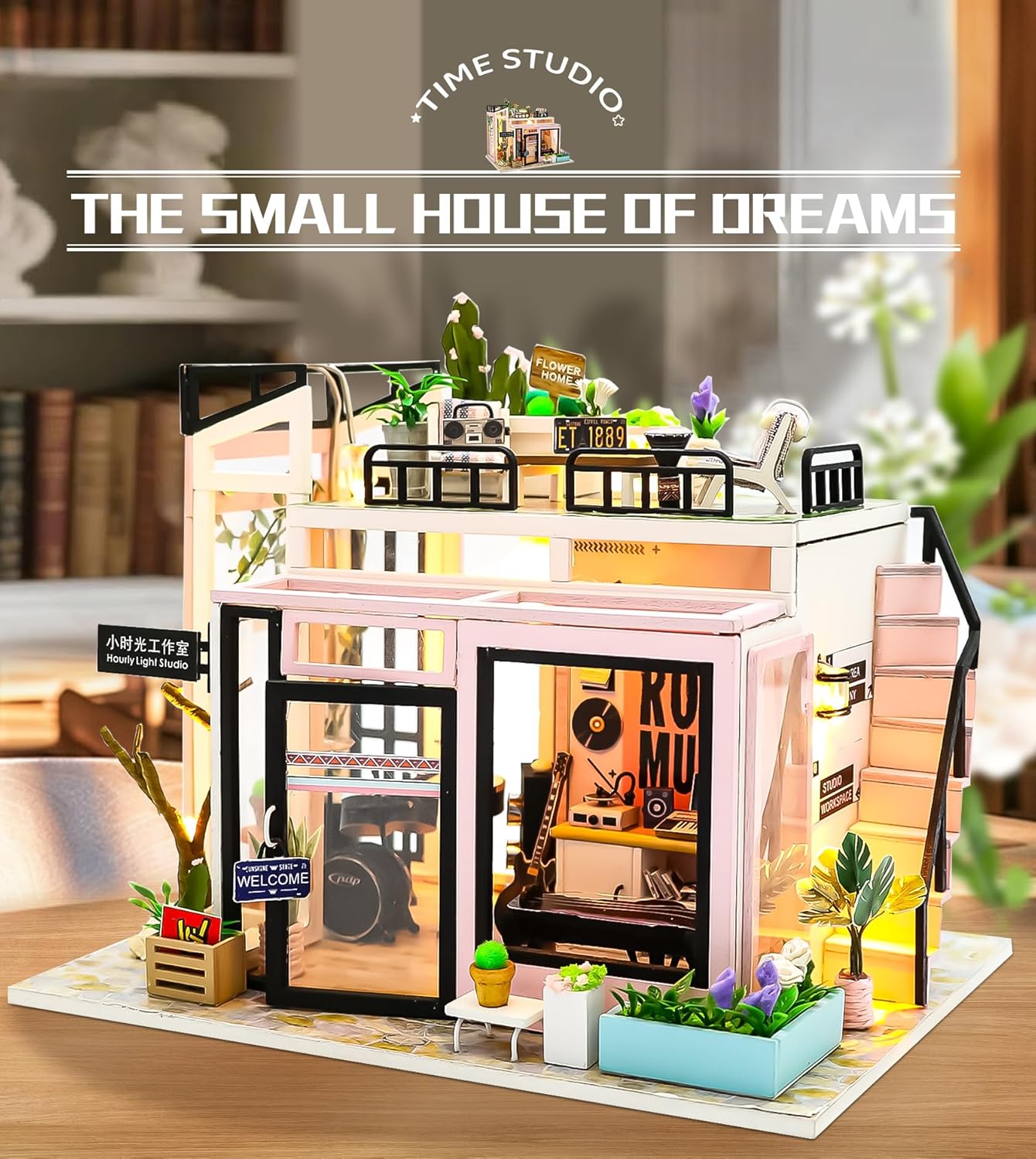 Building block, 1000pcs jigsaw puzzle, 2025 new puzzle, Adult Puzzle, Cartoon Puzzle, jigsaw puzzles,, puzzle 2000, DIY Miniature Dollhouse, Rolife, Cutebee, HYUKBI, DIY Booknook, Bookend, Dollhouse Kit, 3D Wooden Puzzle, Micro Building Blocks Set, Christmas Holiday gift