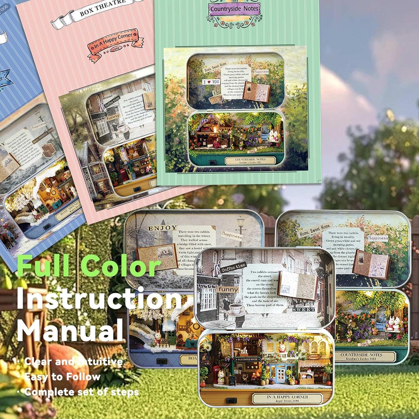 Building block, 1000pcs jigsaw puzzle, 2025 new puzzle, Adult Puzzle, Cartoon Puzzle, jigsaw puzzles,, puzzle 2000, DIY Miniature Dollhouse, Rolife, Cutebee, HYUKBI, DIYBooknook, Dollhouse Kit, 3D Wooden Puzzle, Micro Building Blocks Set
