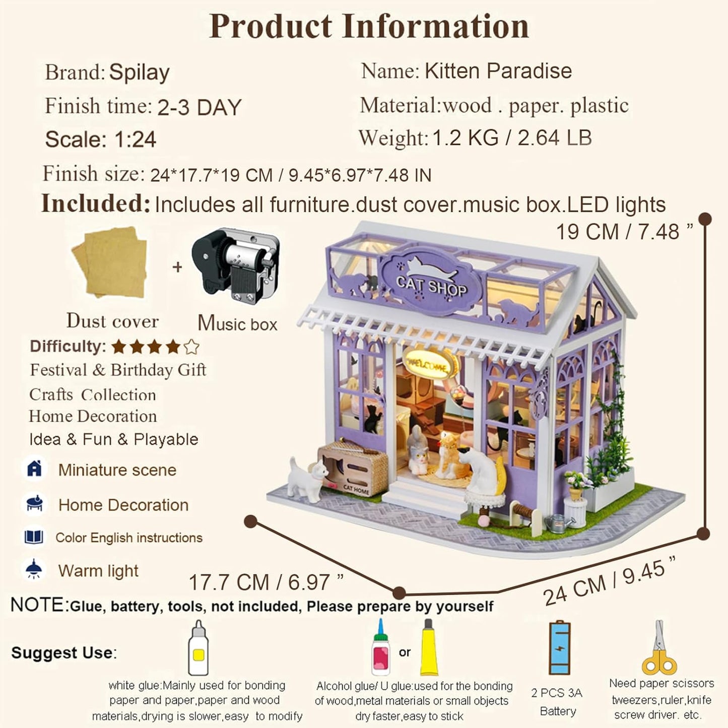 DIY Miniature Dollhouse
Rolife Cutebee HYUKBI DIY Booknook Dollhouse Kit 3D Wooden Puzzle
Micro Building Blocks Set
Blindbox plush cute toy