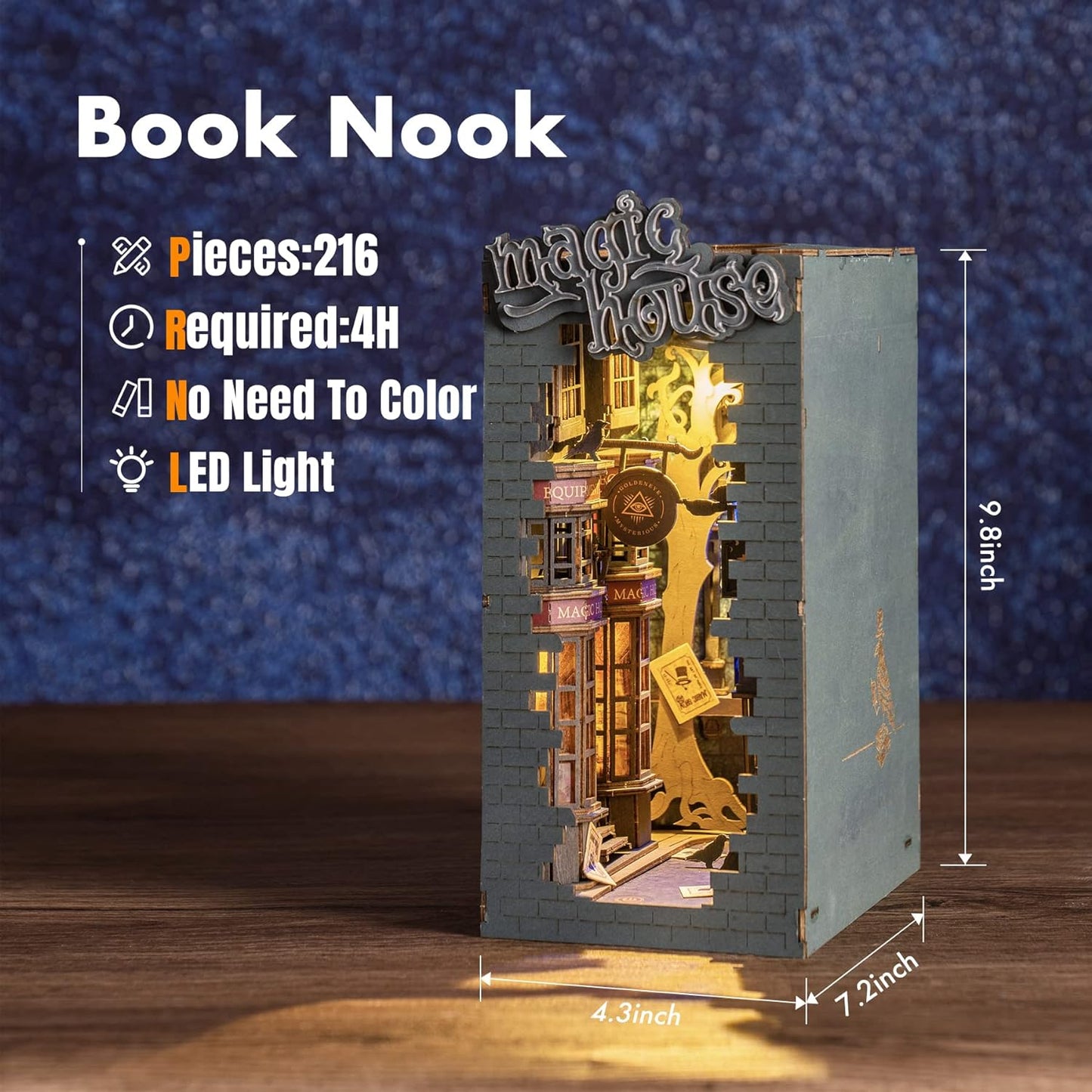 DIY Book Nook Kit-Magic House