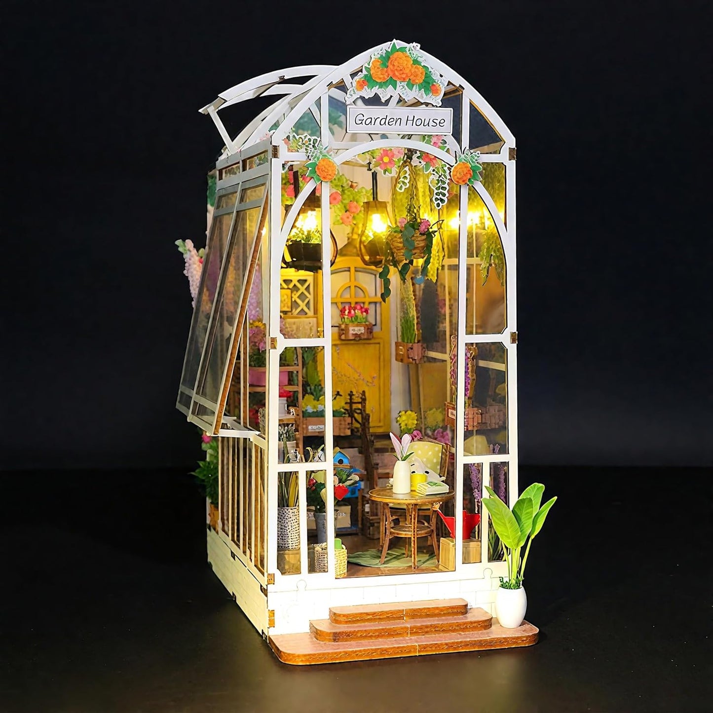 HYUKBI DIY Booknook Dollhouse Kit