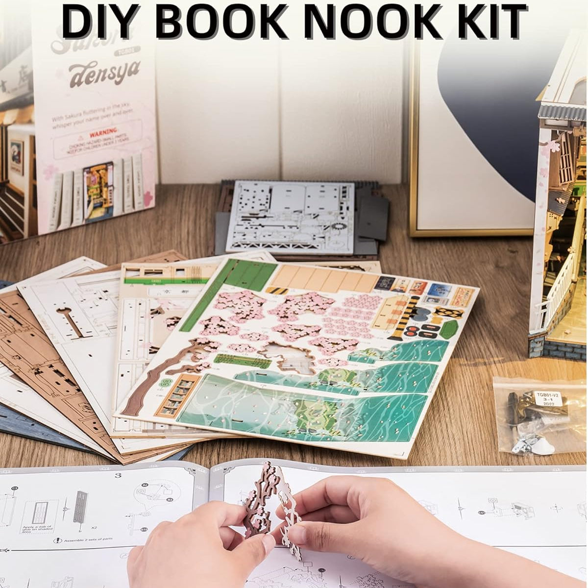 DIY Book Nook Kit-Sakura Wine Alley