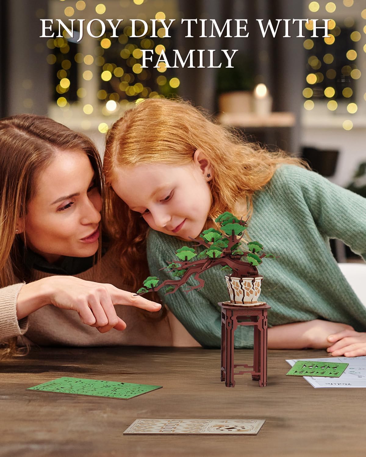 3D Wooden Puzzles DIY Building Set