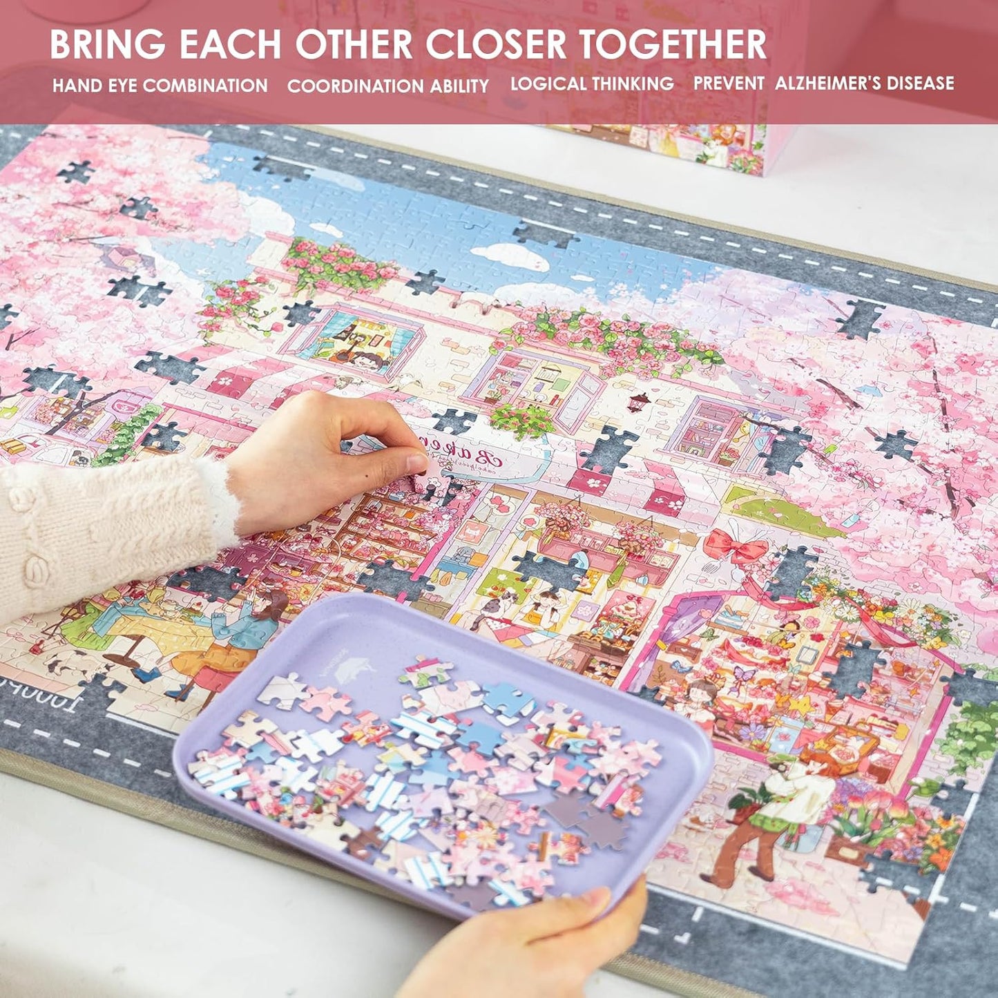 1000pcs jigsaw puzzle, 2025 new puzzle, Adult Puzzle, Cartoon Puzzle, jigsaw puzzles, momibook puzzle, puzzle 2000, Wonderful Tree House Expeditions
DIY Miniature Dollhouse
Rolife Cutebee HYUKBI DIY Booknook Dollhouse Kit 3D Wooden Puzzle
Micro Building Blocks Set
Blindbox plush cute toy