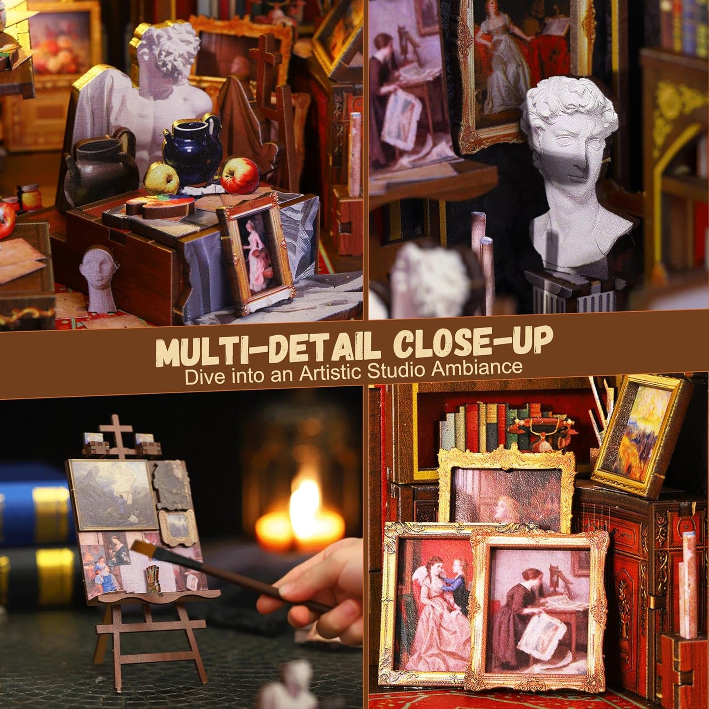 Building block, 1000pcs jigsaw puzzle, 2025 new puzzle, Adult Puzzle, Cartoon Puzzle, jigsaw puzzles,, puzzle 2000, DIY Miniature Dollhouse, Rolife, Cutebee, HYUKBI, DIY Booknook, Bookend, Dollhouse Kit, 3D Wooden Puzzle, Micro Building Blocks Set, Christmas Holiday gift
