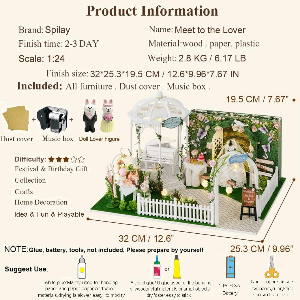 HYUKBI DIY Booknook Dollhouse Kit