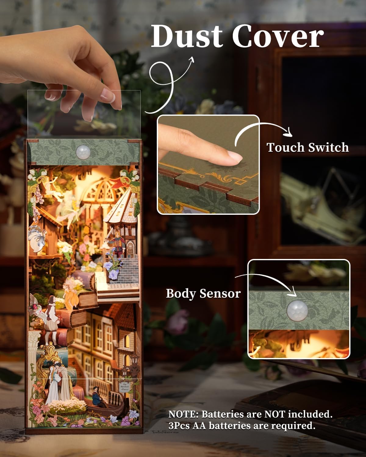 DIY Miniature Dollhouse
Rolife Cutebee HYUKBI DIY Booknook Dollhouse Kit 3D Wooden Puzzle
Micro Building Blocks Set
Blindbox plush cute toy
