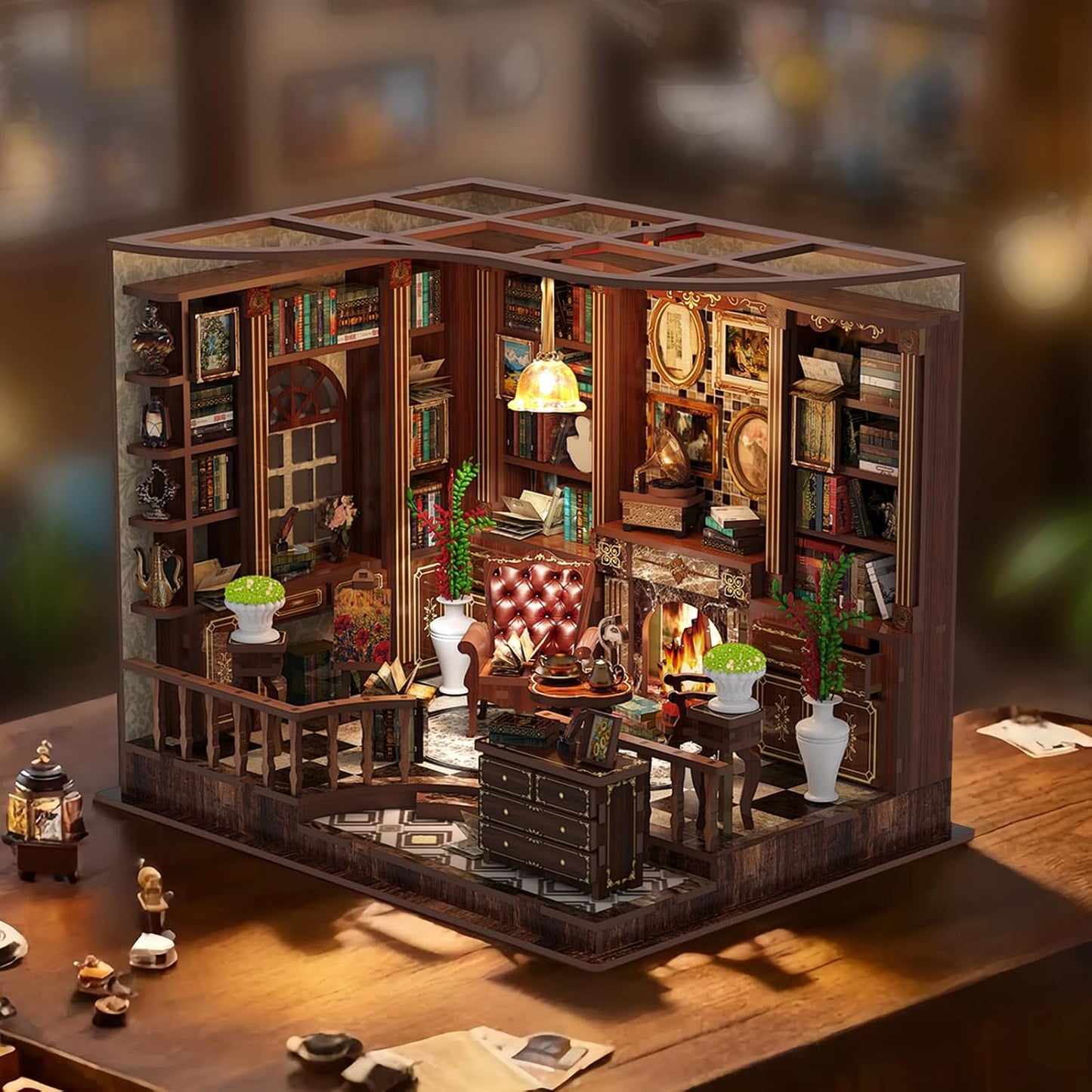 Building block, 1000pcs jigsaw puzzle, 2025 new puzzle, Adult Puzzle, Cartoon Puzzle, jigsaw puzzles,, puzzle 2000, DIY Miniature Dollhouse, Rolife, Cutebee, HYUKBI, DIY Booknook, Bookend, Dollhouse Kit, 3D Wooden Puzzle, Micro Building Blocks Set, Christmas Holiday gift