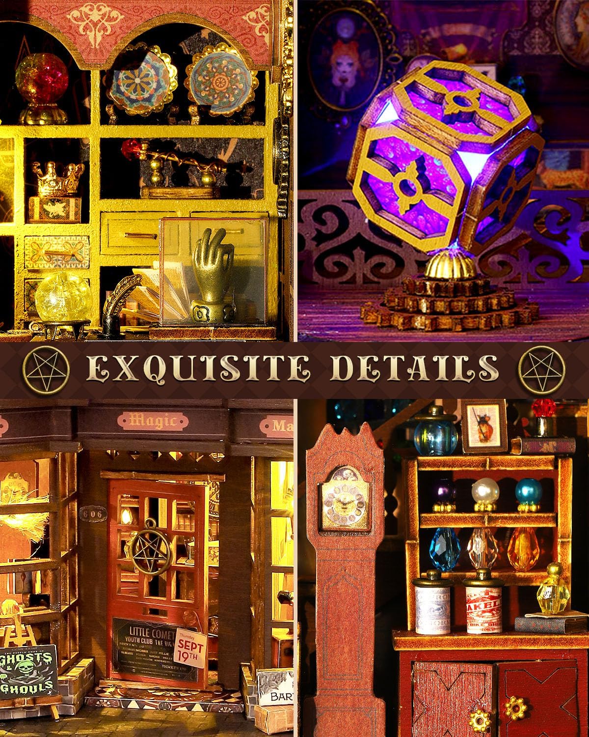 HYUKBI DIY Booknook Dollhouse Kit