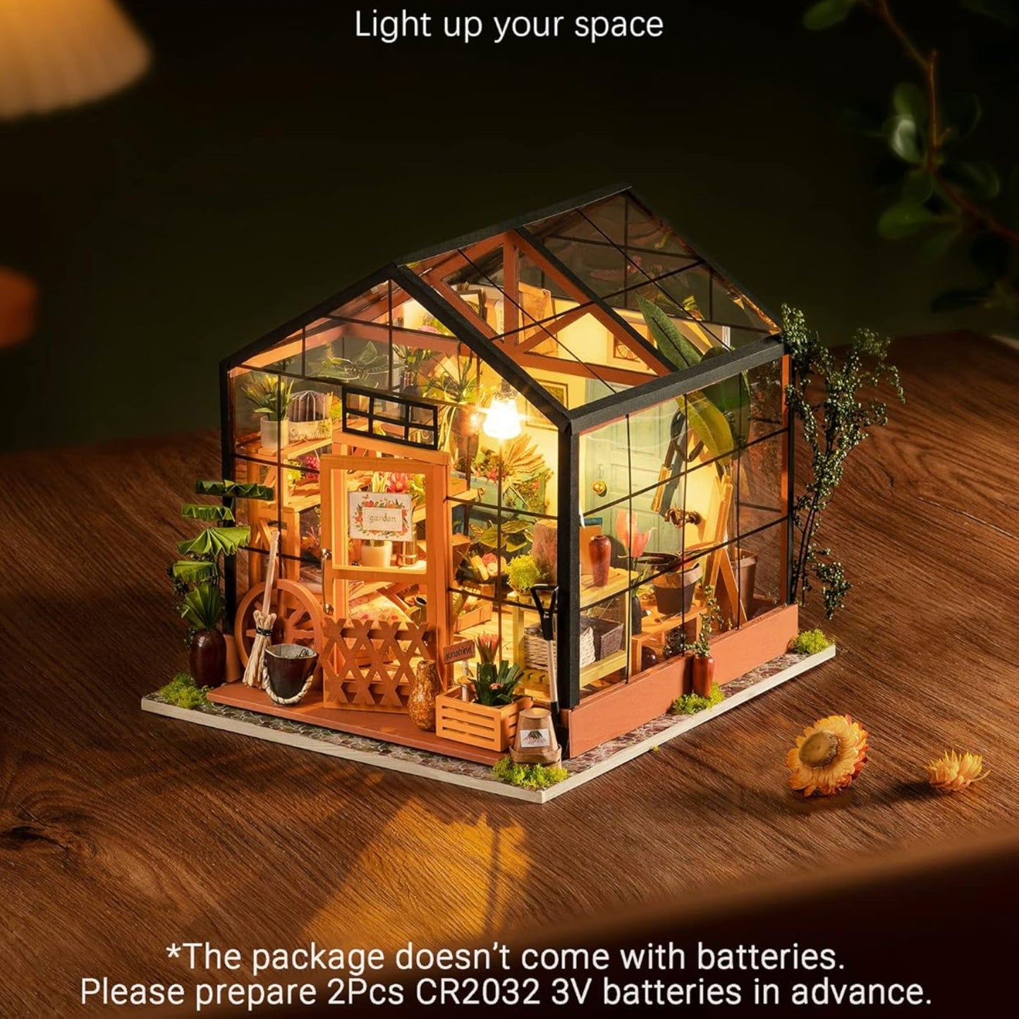 DIY Miniature House Kit with LED