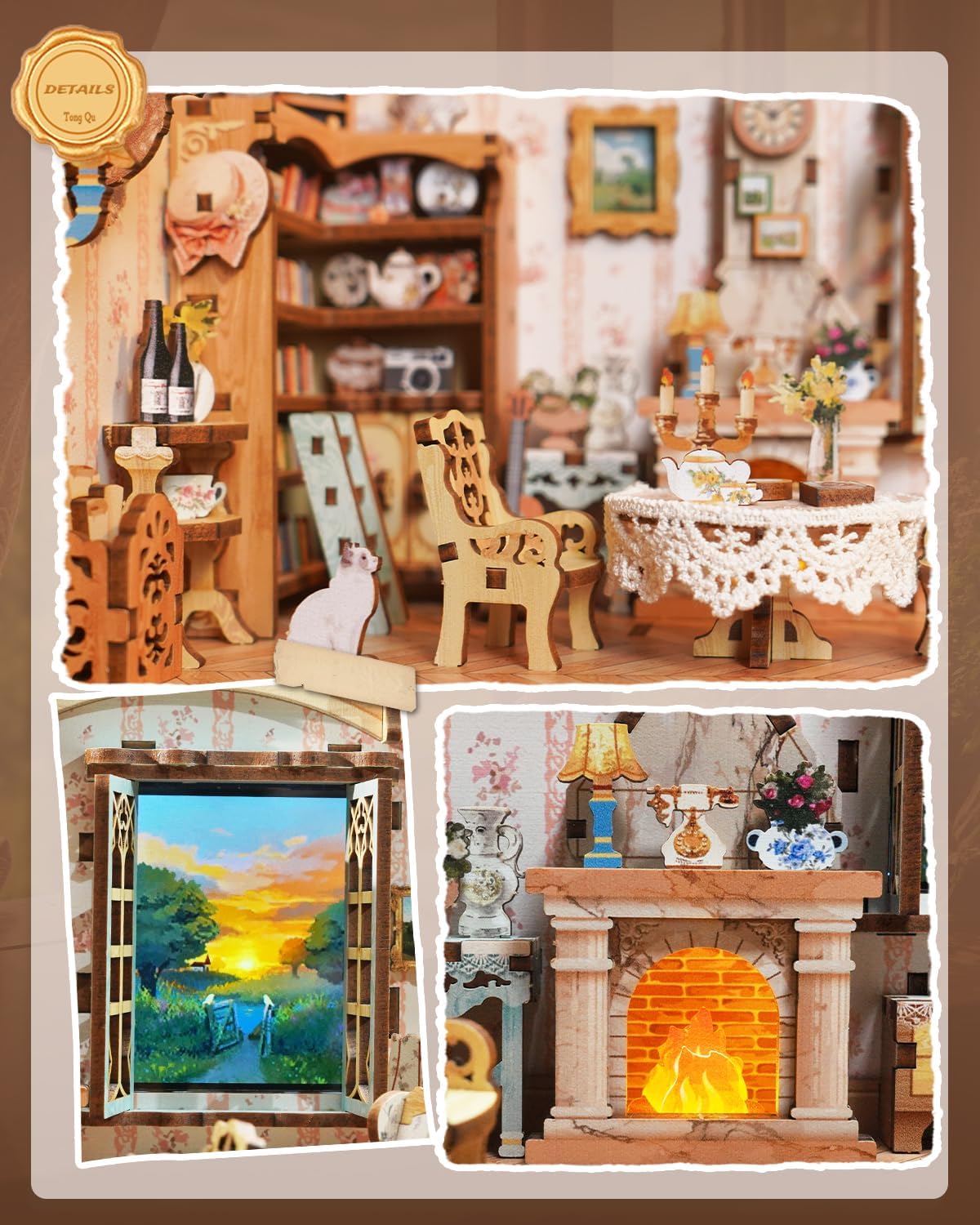DIY Miniature Dollhouse
Rolife Cutebee HYUKBI DIY Booknook Dollhouse Kit 3D Wooden Puzzle
Micro Building Blocks Set
Blindbox plush cute toy