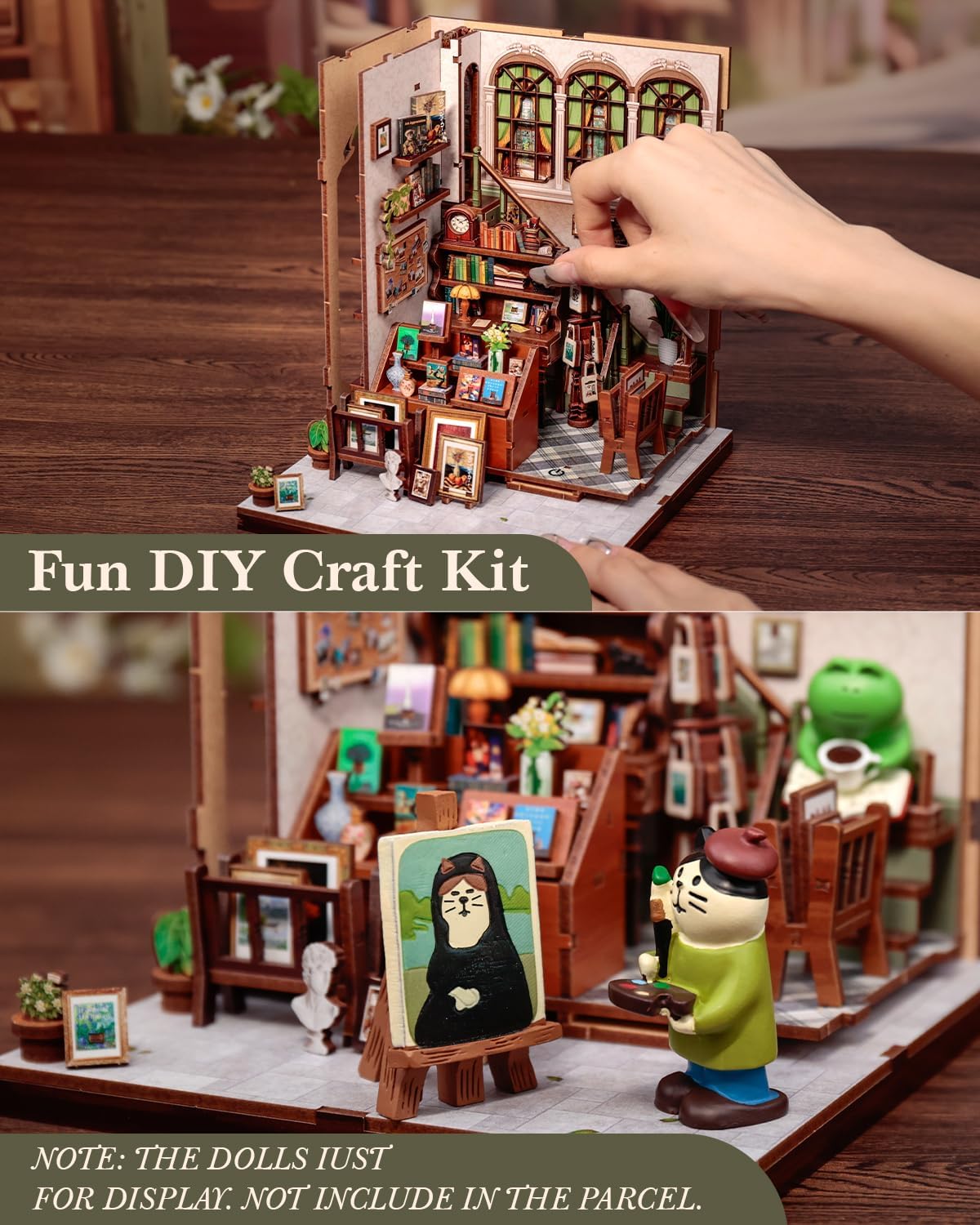 Building block, 1000pcs jigsaw puzzle, 2025 new puzzle, Adult Puzzle, Cartoon Puzzle, jigsaw puzzles,, puzzle 2000, DIY Miniature Dollhouse, Rolife, Cutebee, HYUKBI, DIY Booknook, Bookend, Dollhouse Kit, 3D Wooden Puzzle, Micro Building Blocks Set, Christmas Holiday gift