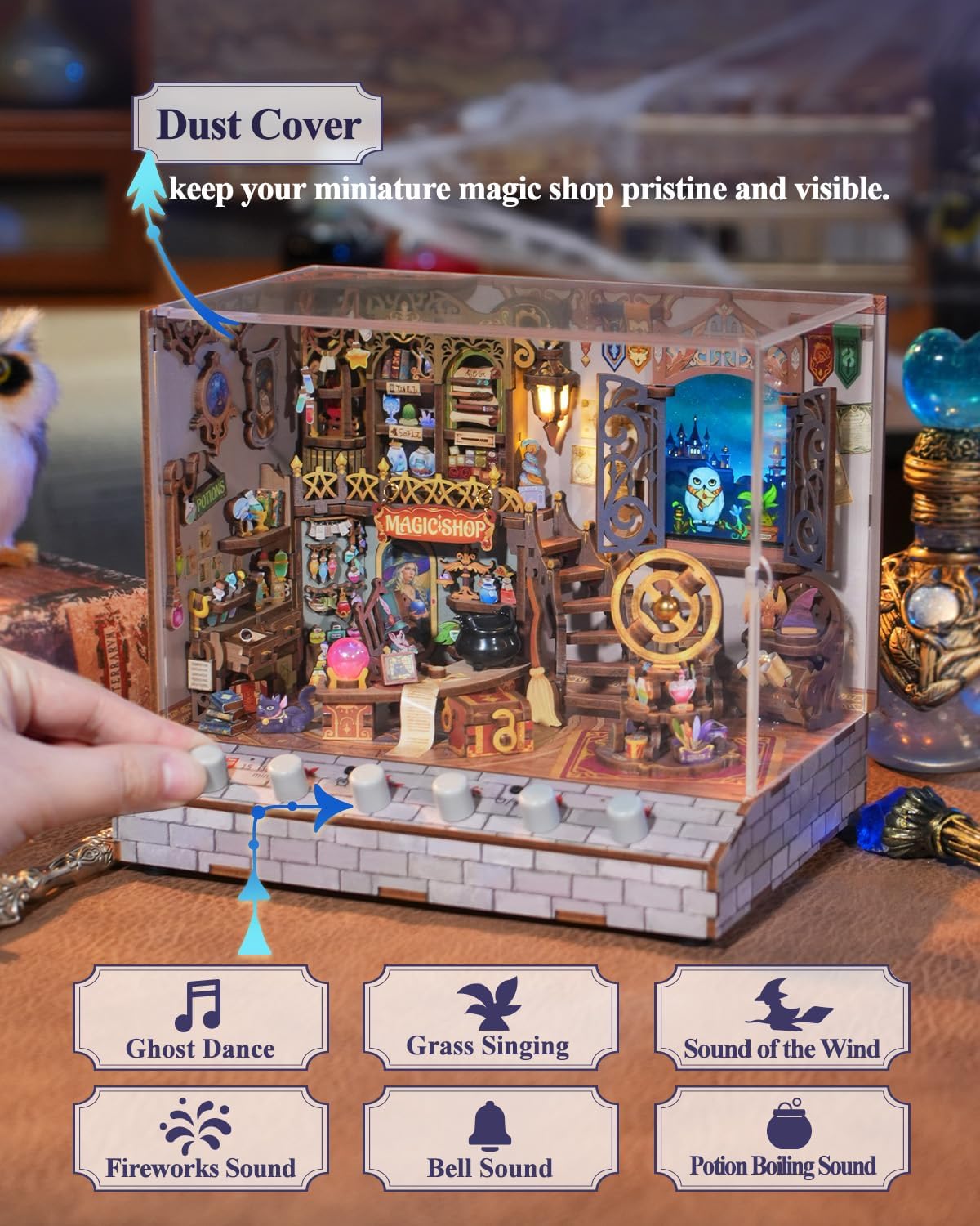 DIY Miniature Dollhouse
Rolife Cutebee HYUKBI DIY Booknook Dollhouse Kit 3D Wooden Puzzle
Micro Building Blocks Set
Blindbox plush cute toy